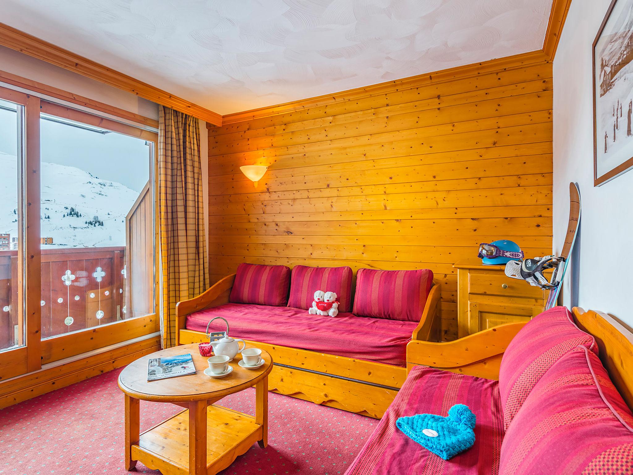 Foto 6 - Apartamento de 1 quarto em La Plagne Tarentaise com piscina e vista para a montanha