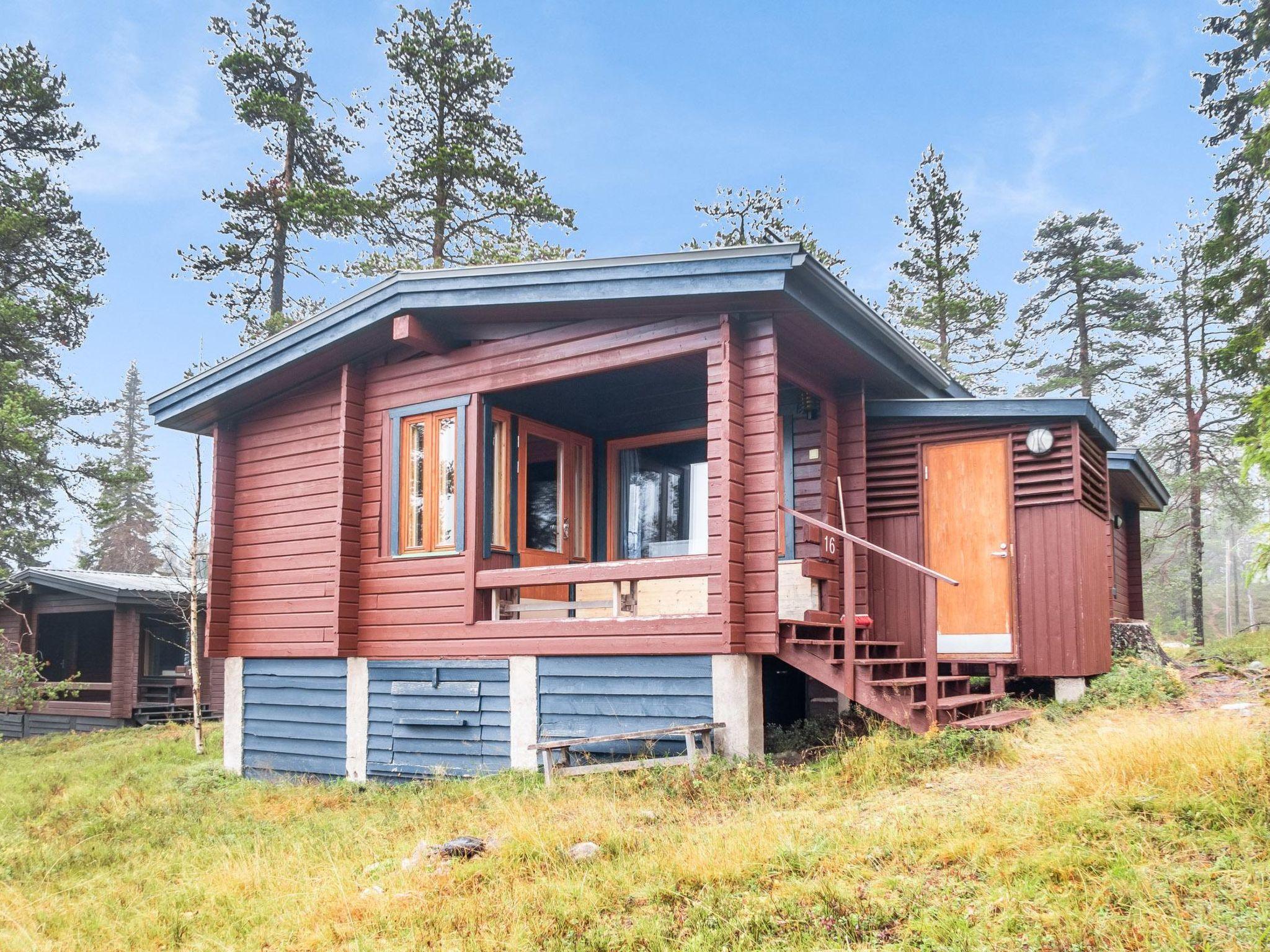 Foto 1 - Casa de 2 habitaciones en Kuusamo con sauna y vistas a la montaña