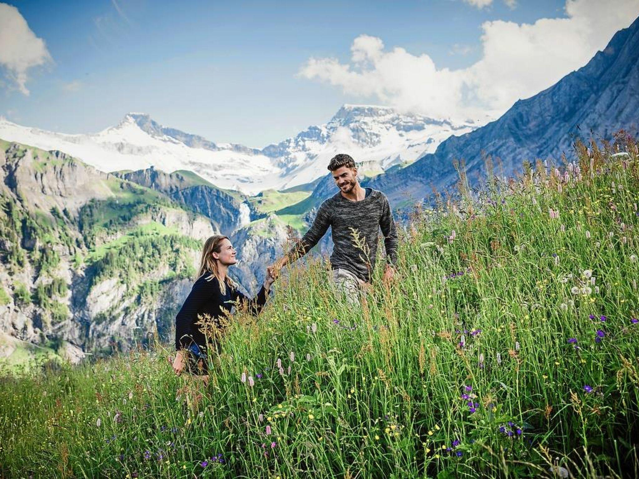 Photo 25 - Appartement de 2 chambres à Adelboden avec jardin