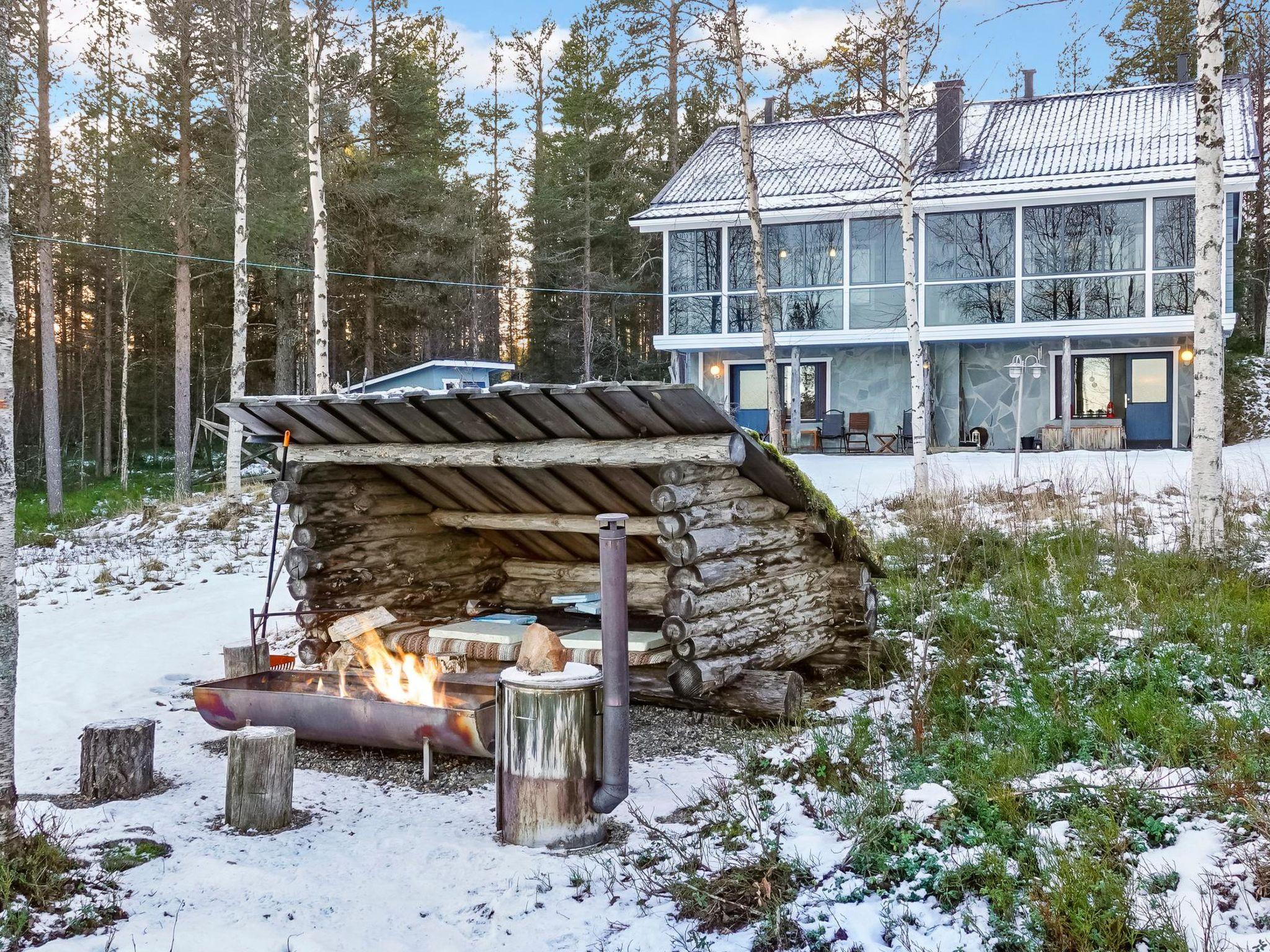 Foto 7 - Haus mit 1 Schlafzimmer in Muonio mit sauna und blick auf die berge