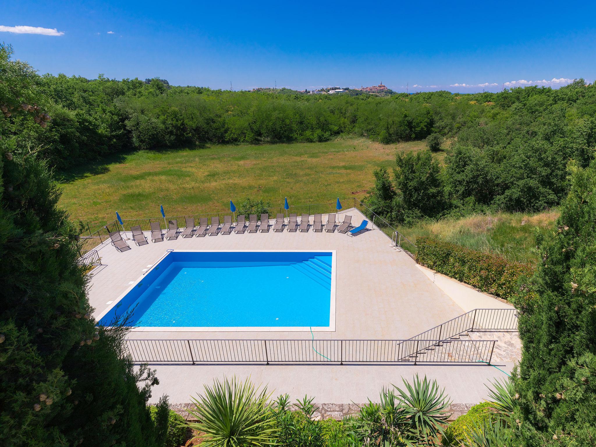 Foto 36 - Casa con 3 camere da letto a Buje con piscina e vista mare