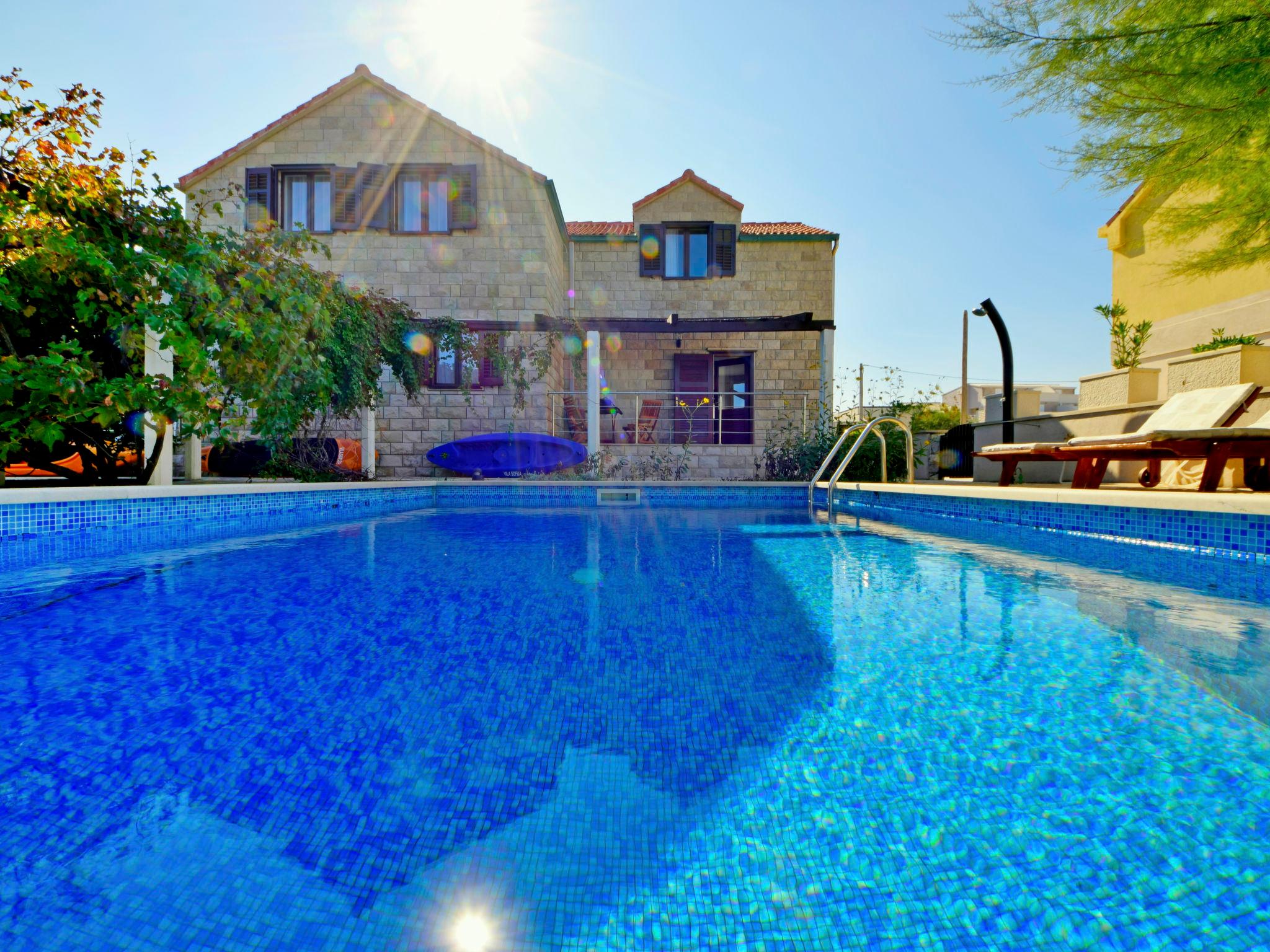 Photo 2 - 4 bedroom House in Selca with private pool and sea view