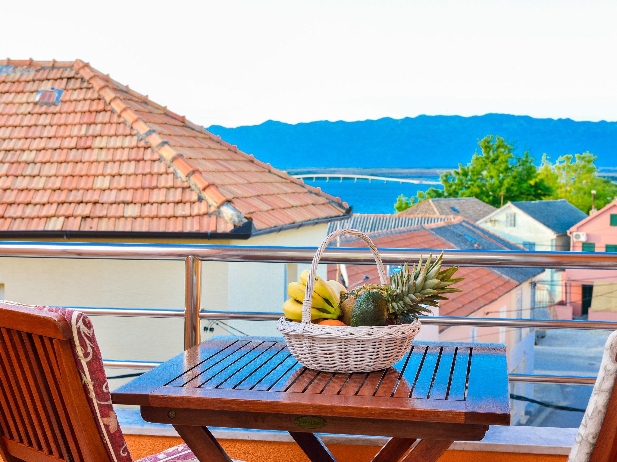Foto 4 - Apartamento em Privlaka com piscina e vistas do mar