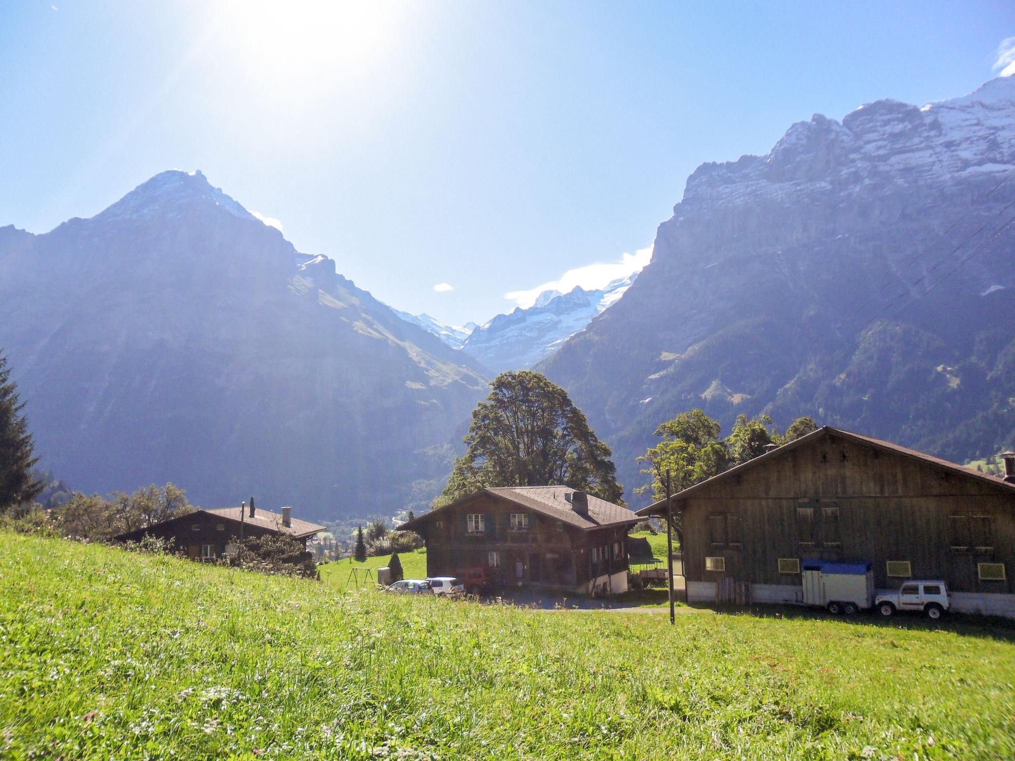 Foto 16 - Apartamento de 3 habitaciones en Grindelwald con jardín y vistas a la montaña