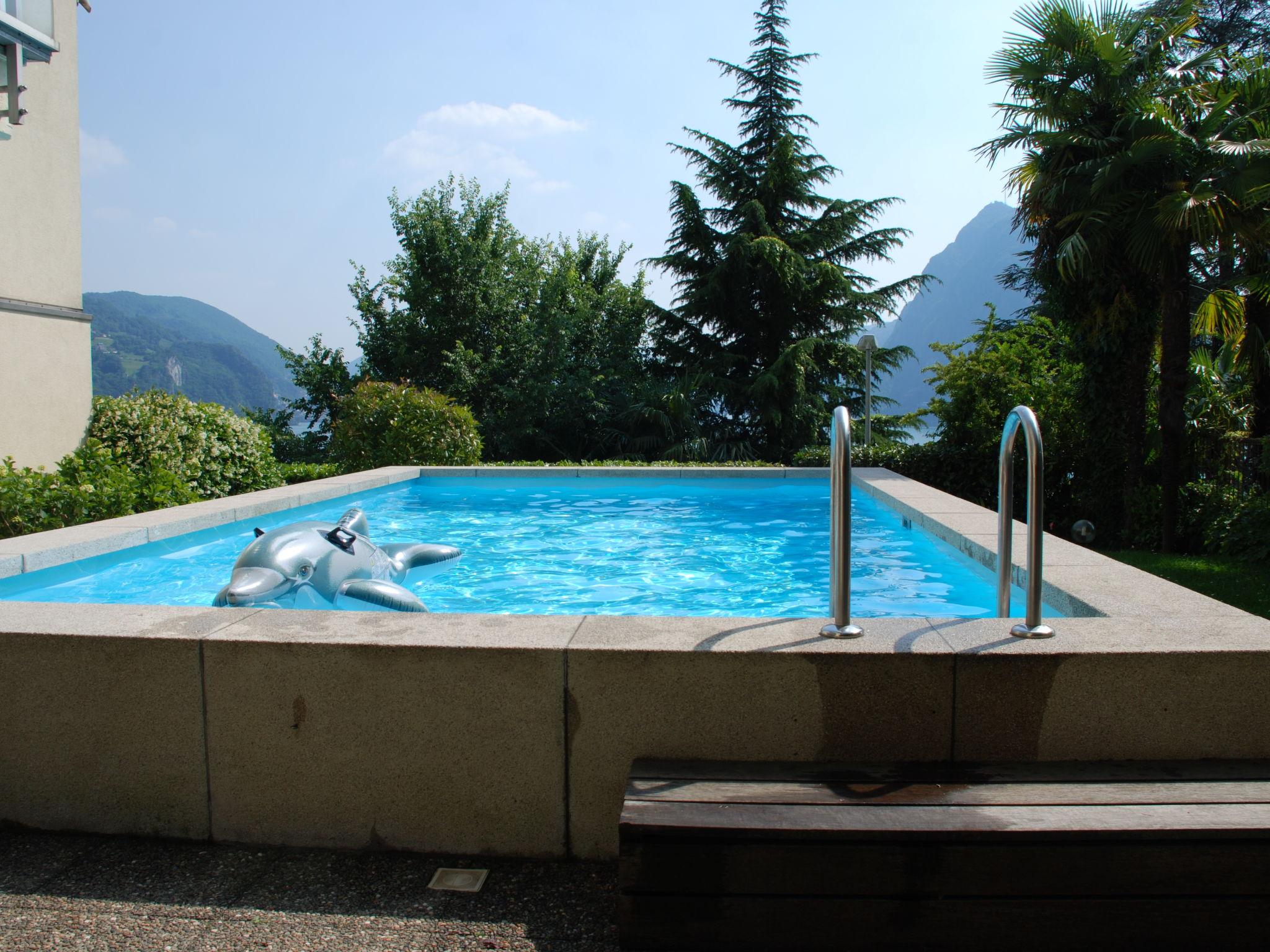 Foto 6 - Apartamento en Lugano con piscina y vistas a la montaña