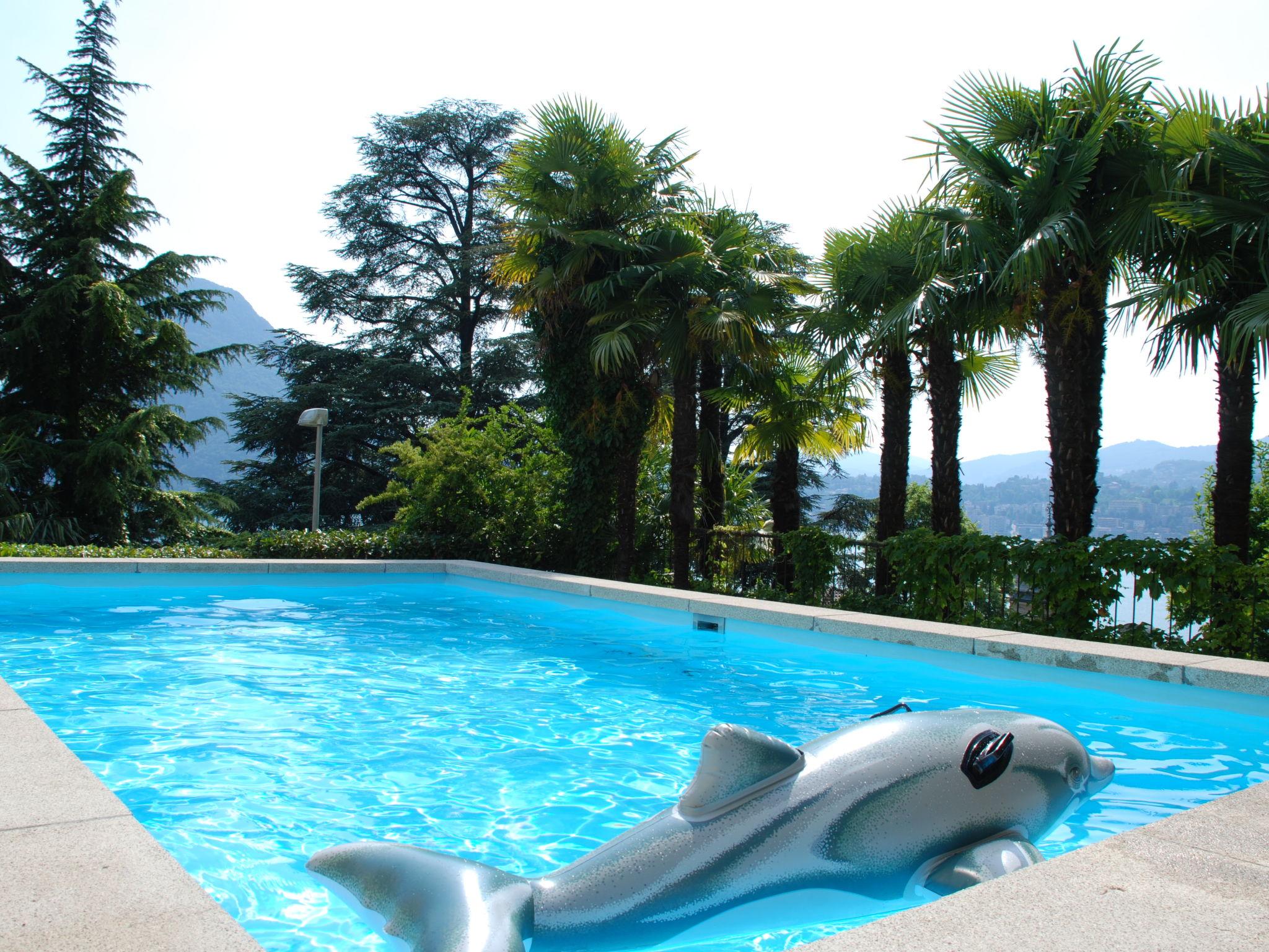 Foto 5 - Apartamento en Lugano con piscina y jardín