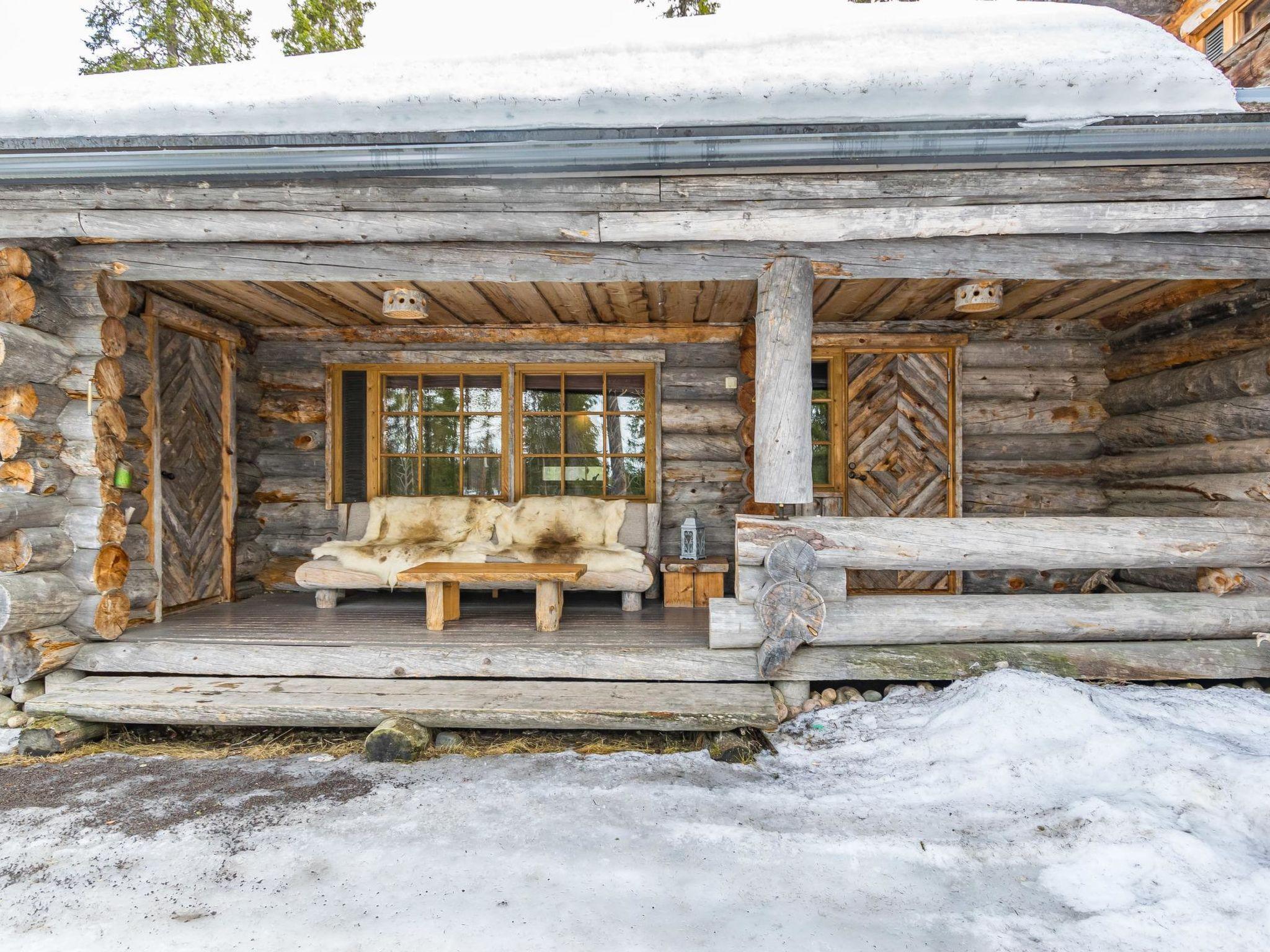 Foto 25 - Casa de 2 habitaciones en Kuusamo con sauna y vistas a la montaña