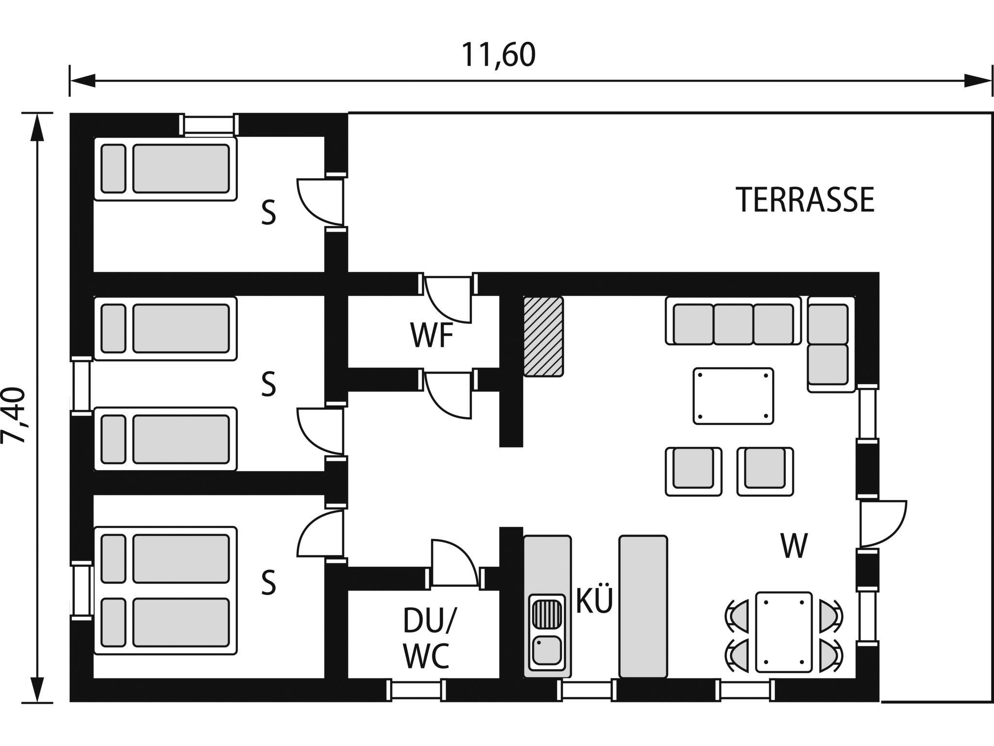 Foto 13 - Casa de 3 habitaciones en Sande i Sunnfjord con jardín y terraza