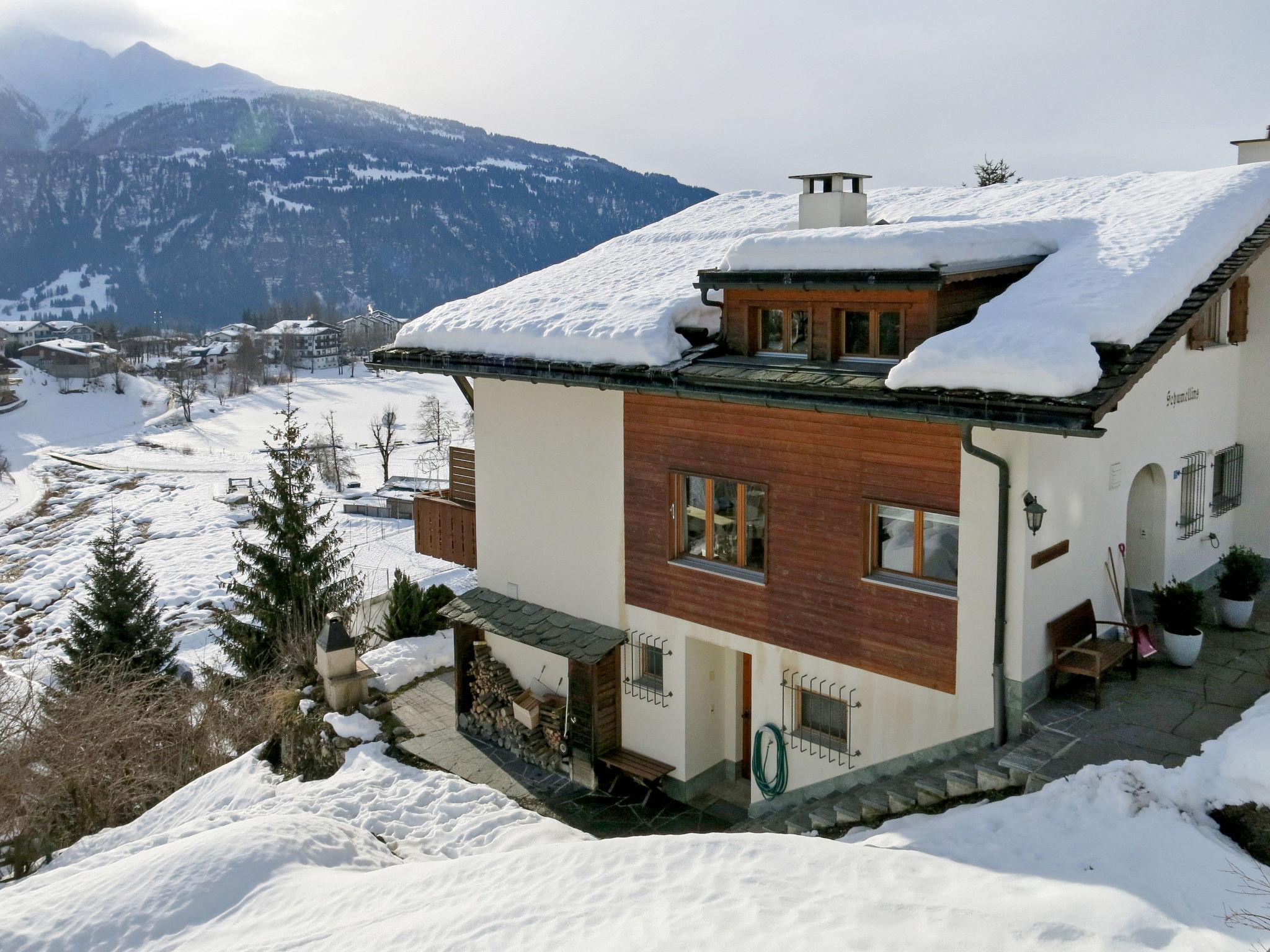 Foto 24 - Apartamento en Laax con terraza y vistas a la montaña