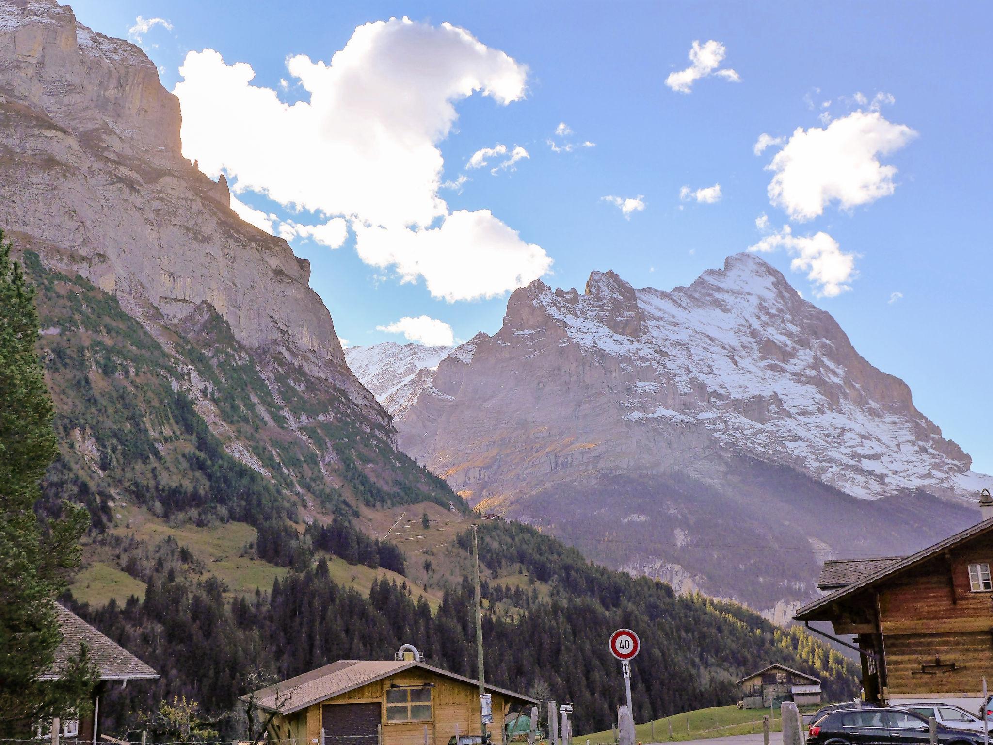 Foto 9 - Apartamento de 1 habitación en Grindelwald con jardín y vistas a la montaña