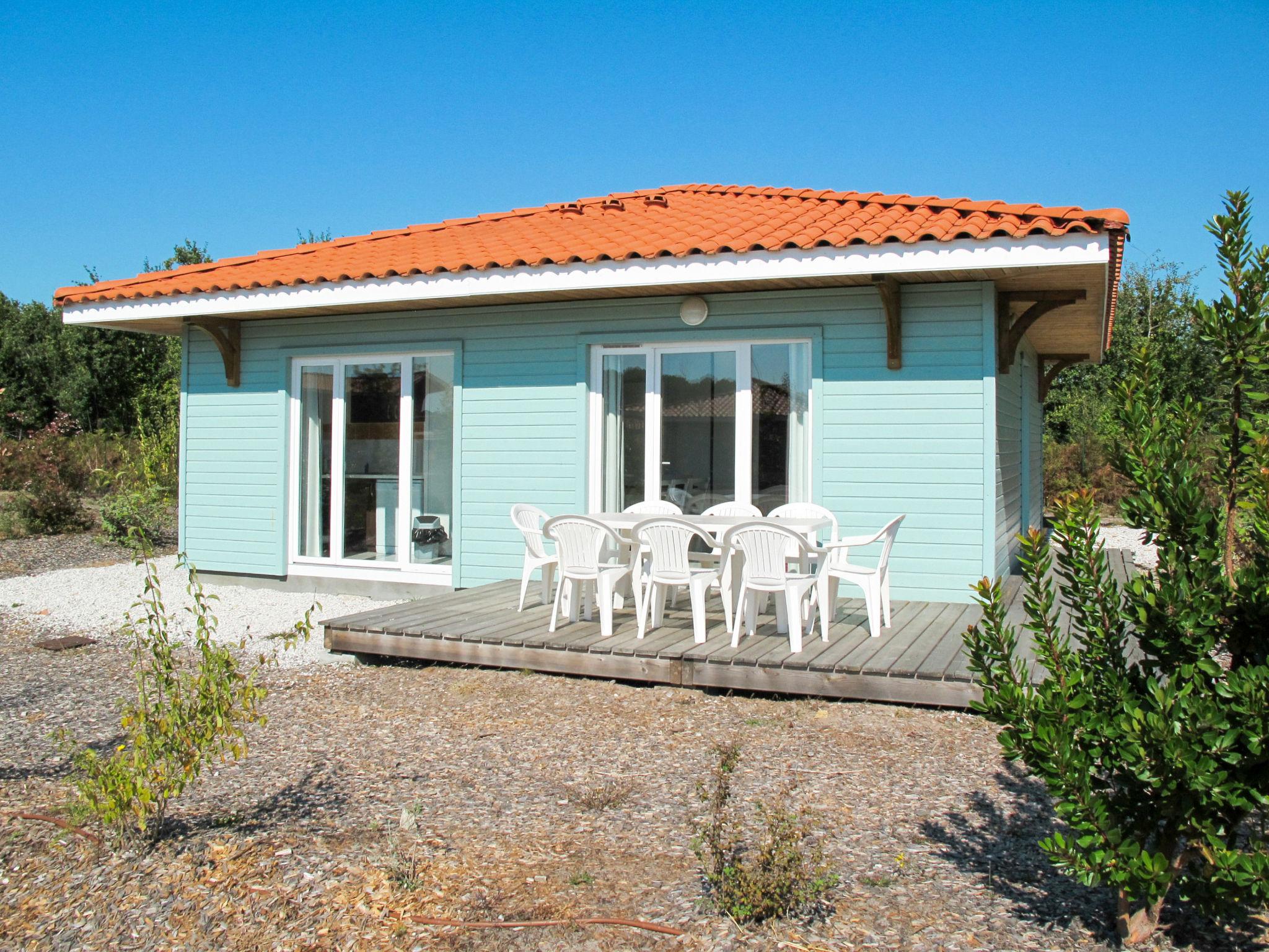 Foto 1 - Casa con 3 camere da letto a Parentis-en-Born con piscina e terrazza