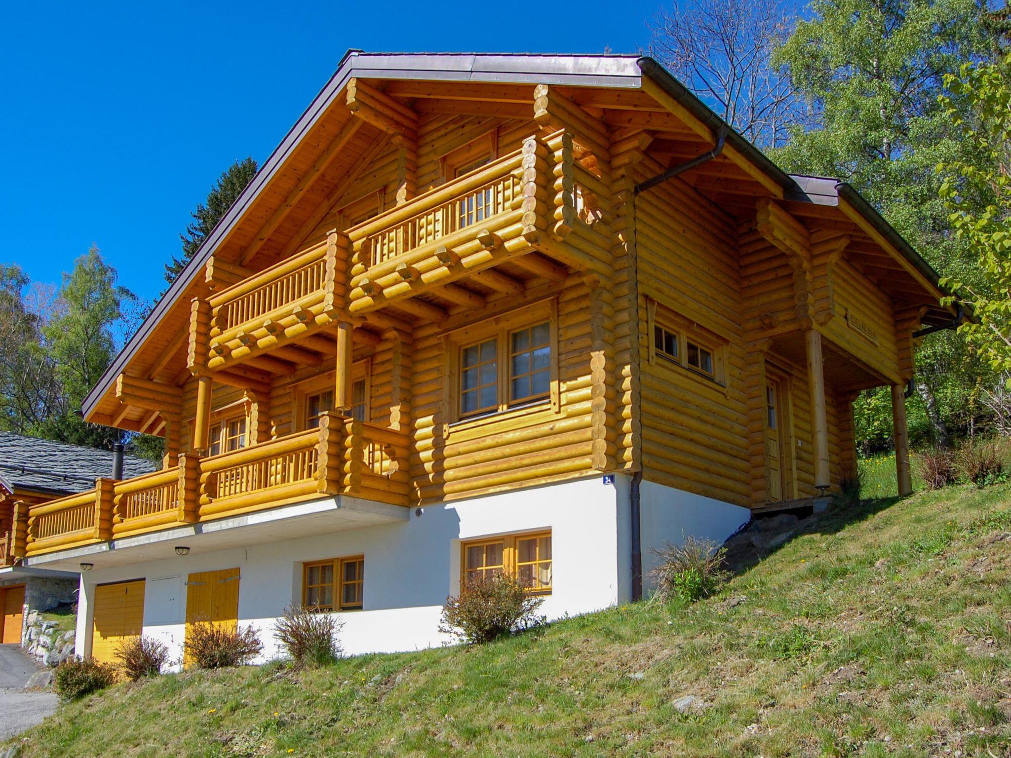 Foto 1 - Casa de 6 quartos em Nendaz com jardim e vista para a montanha