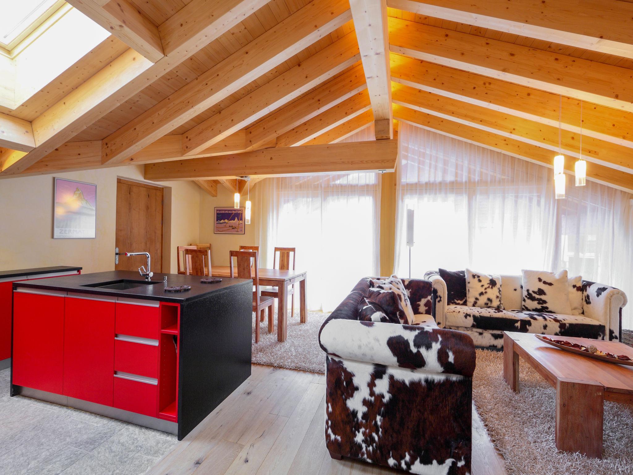 Foto 2 - Apartment mit 3 Schlafzimmern in Zermatt mit sauna und blick auf die berge