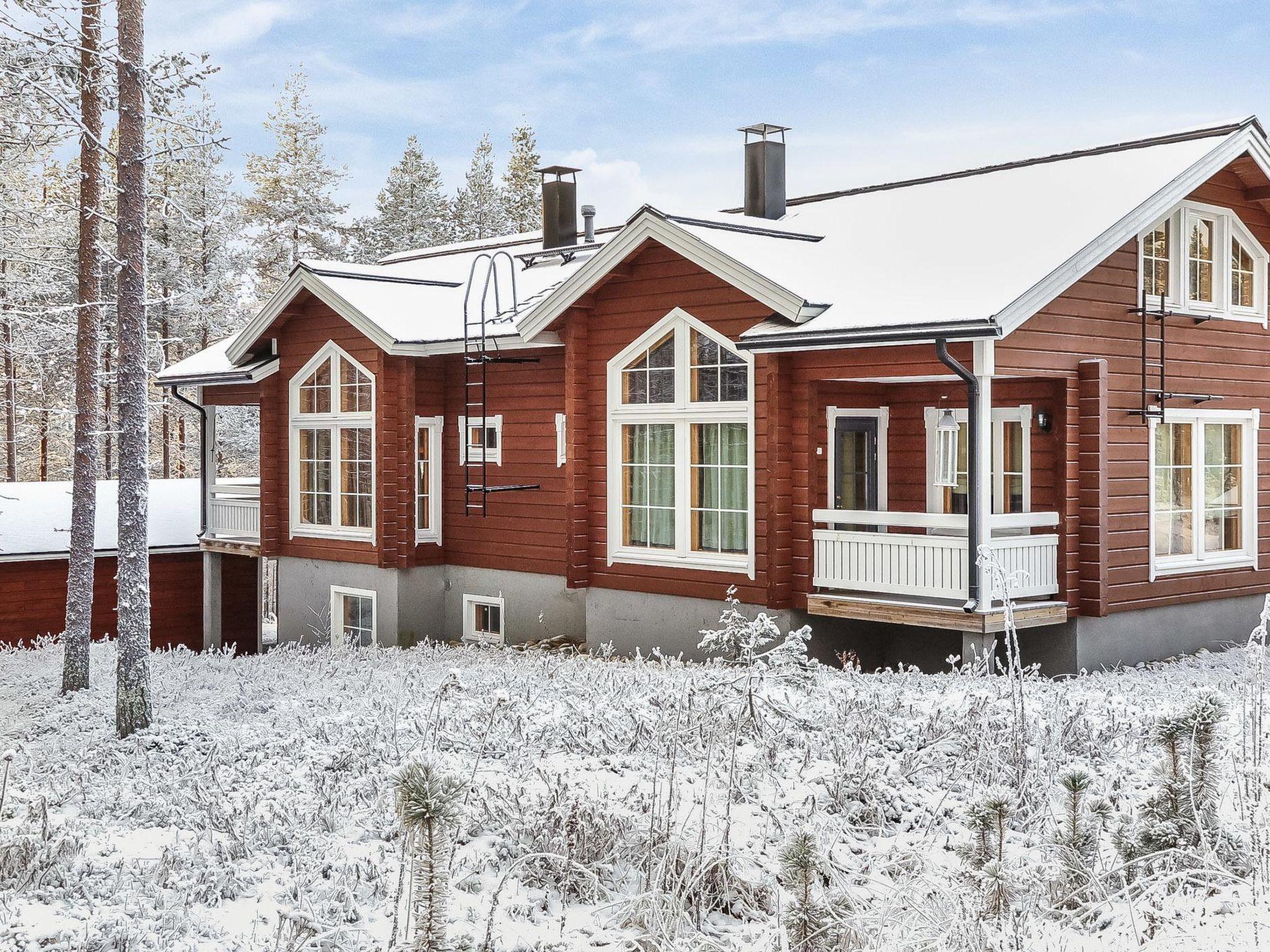 Foto 1 - Casa de 1 habitación en Kittilä con sauna y vistas a la montaña