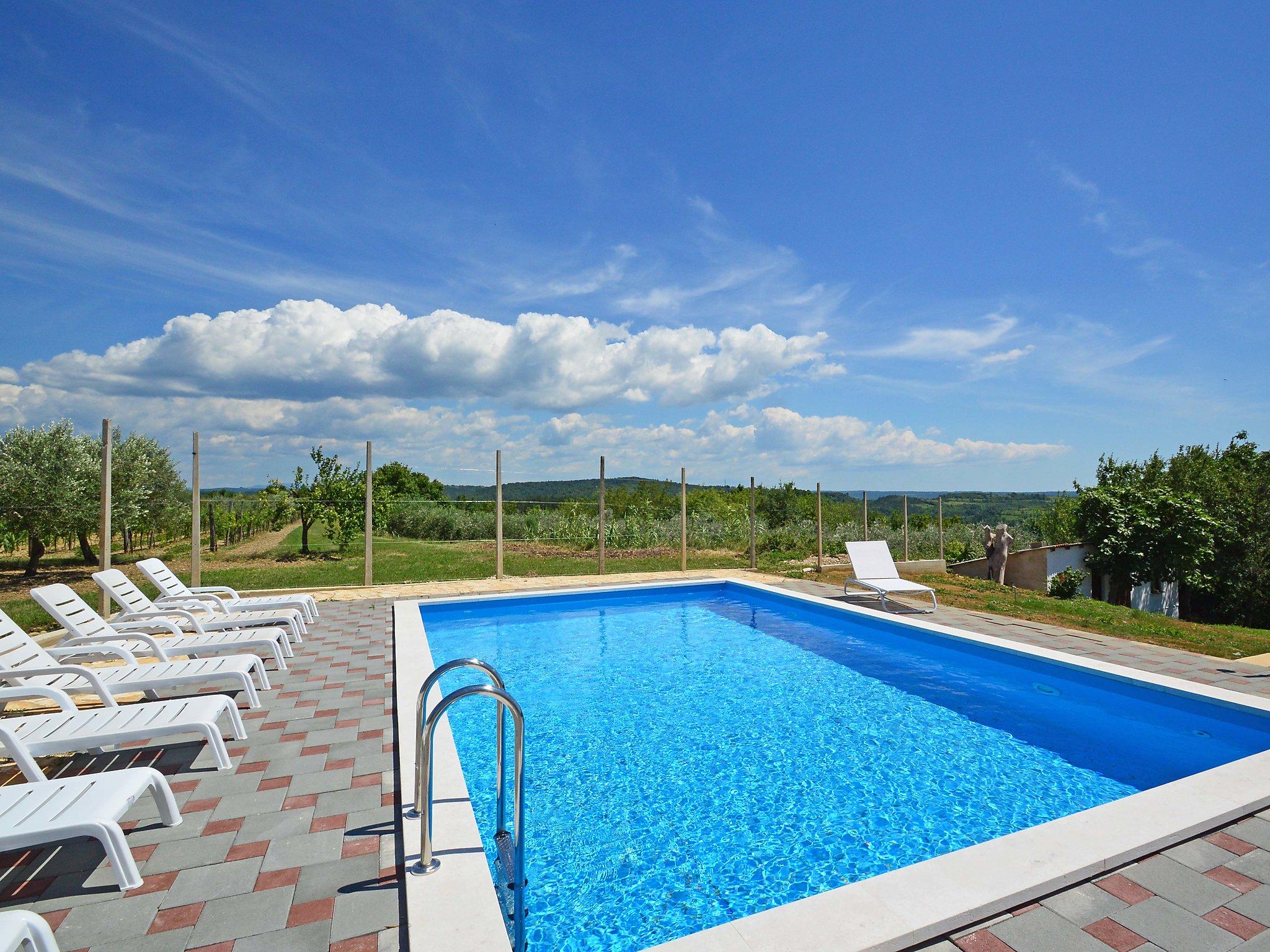Foto 23 - Casa con 5 camere da letto a Buje con piscina privata e vista mare