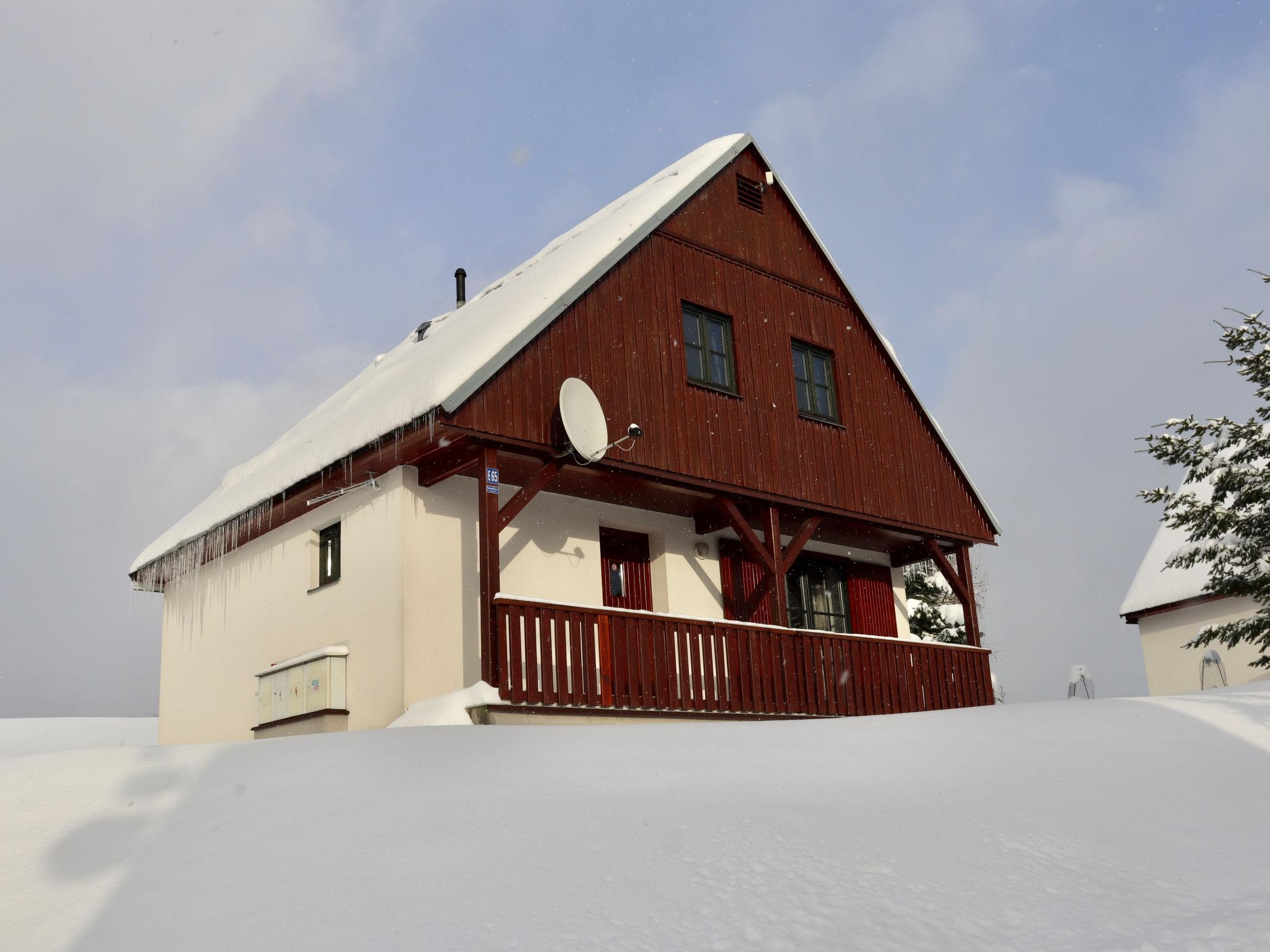 Foto 41 - Haus mit 3 Schlafzimmern in Černý Důl mit schwimmbad und blick auf die berge