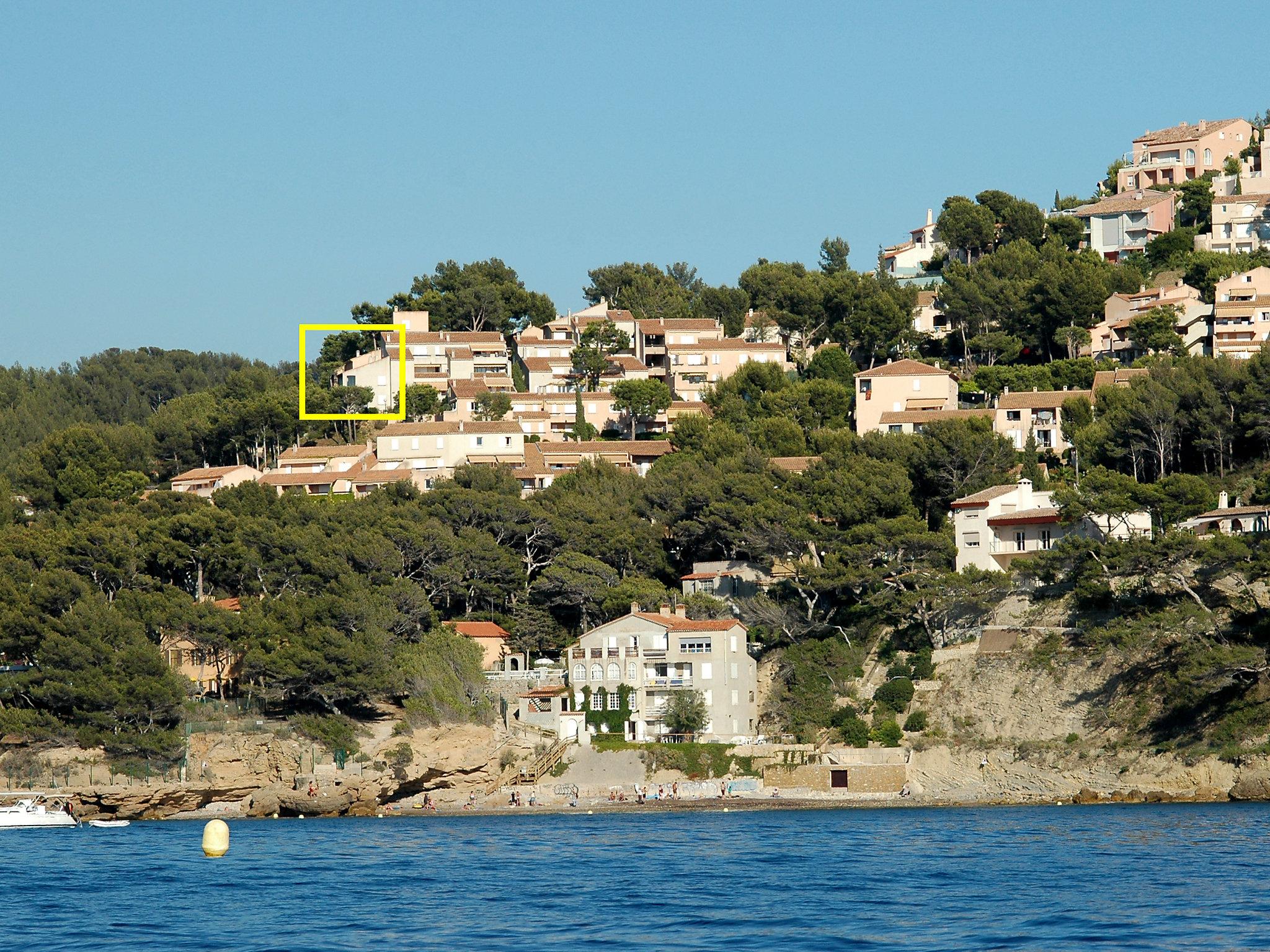 Foto 18 - Appartamento con 1 camera da letto a Saint-Cyr-sur-Mer con terrazza e vista mare