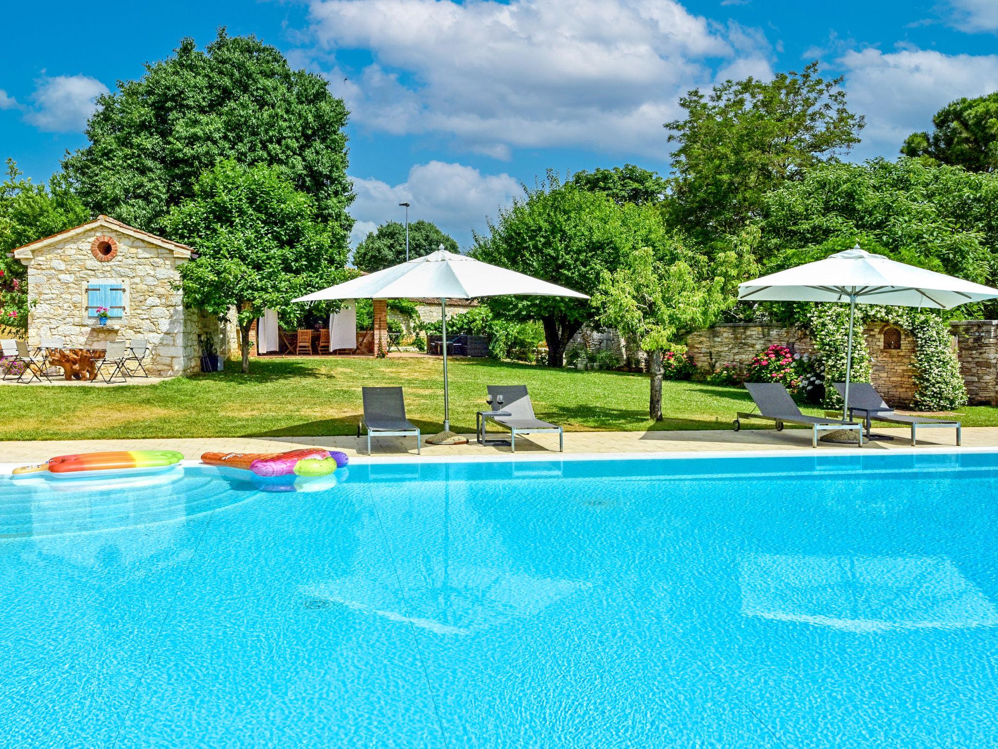 Photo 33 - Maison de 1 chambre à Kaštelir-Labinci avec piscine et vues à la mer