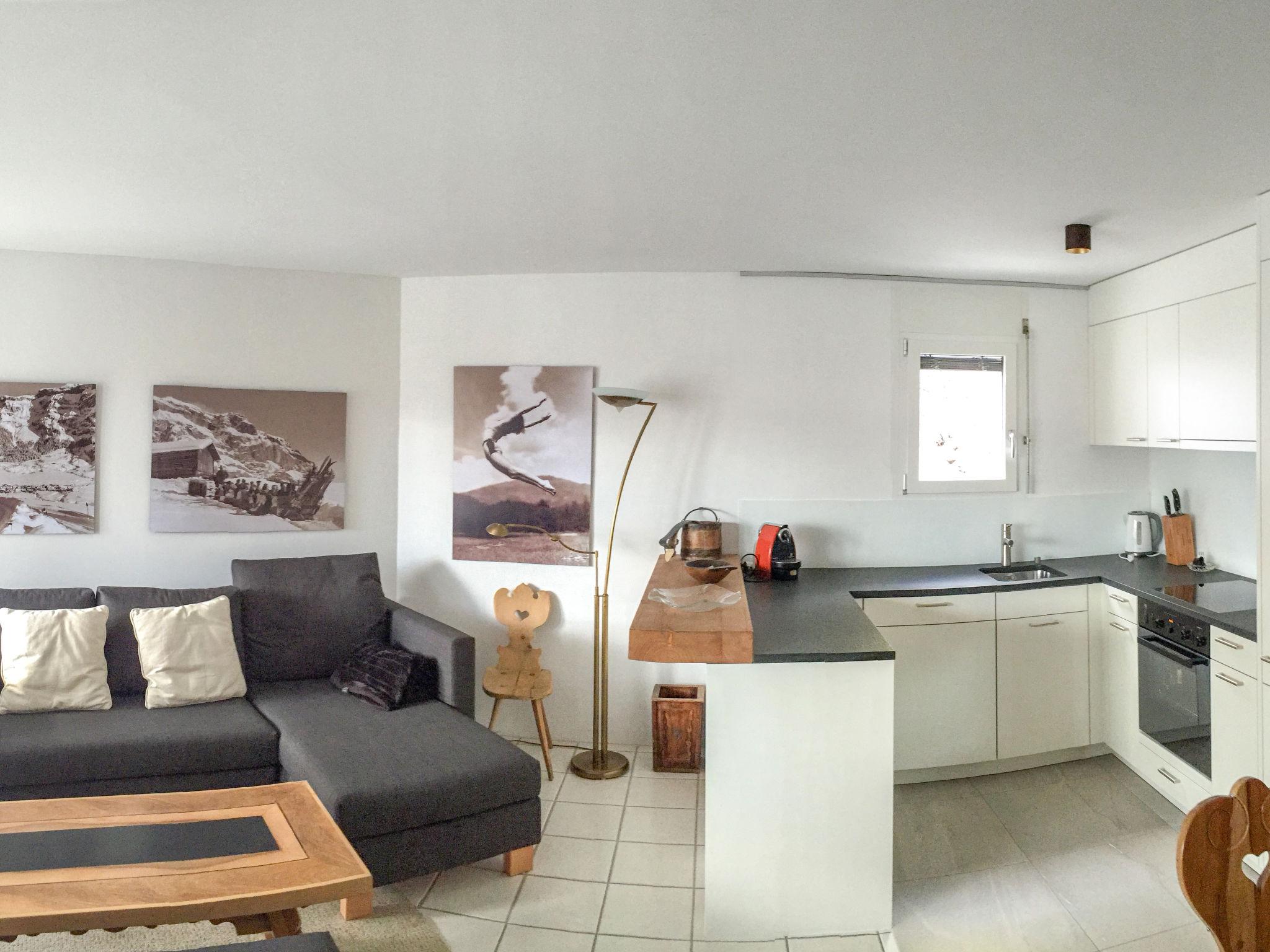 Foto 6 - Apartamento de 1 habitación en Flims con jardín