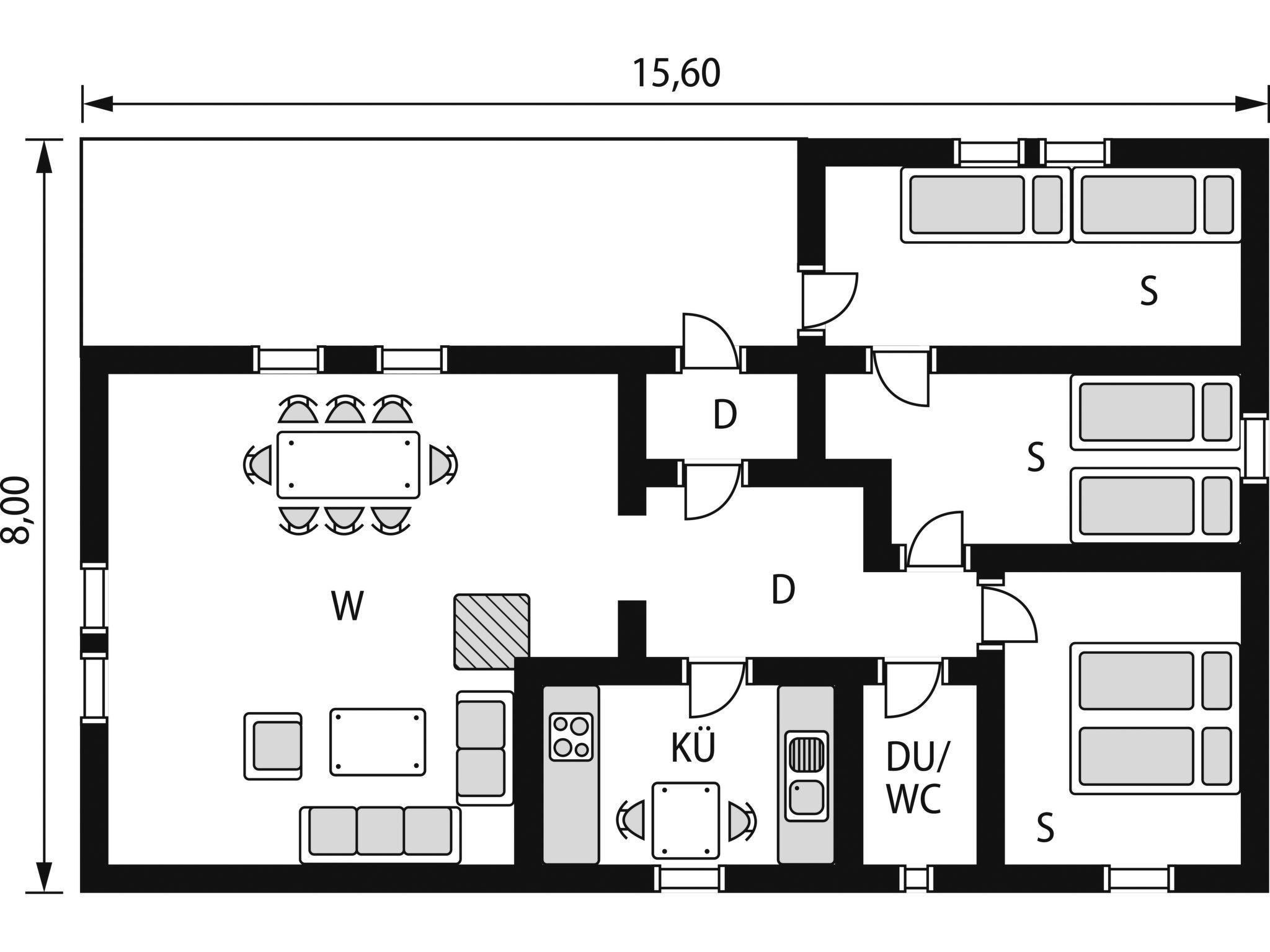 Foto 13 - Casa con 2 camere da letto a Haugsjå con giardino e terrazza