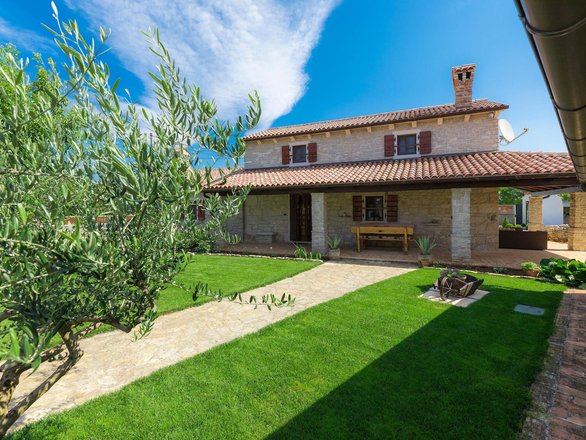 Foto 45 - Casa de 3 habitaciones en Žminj con piscina privada y vistas al mar