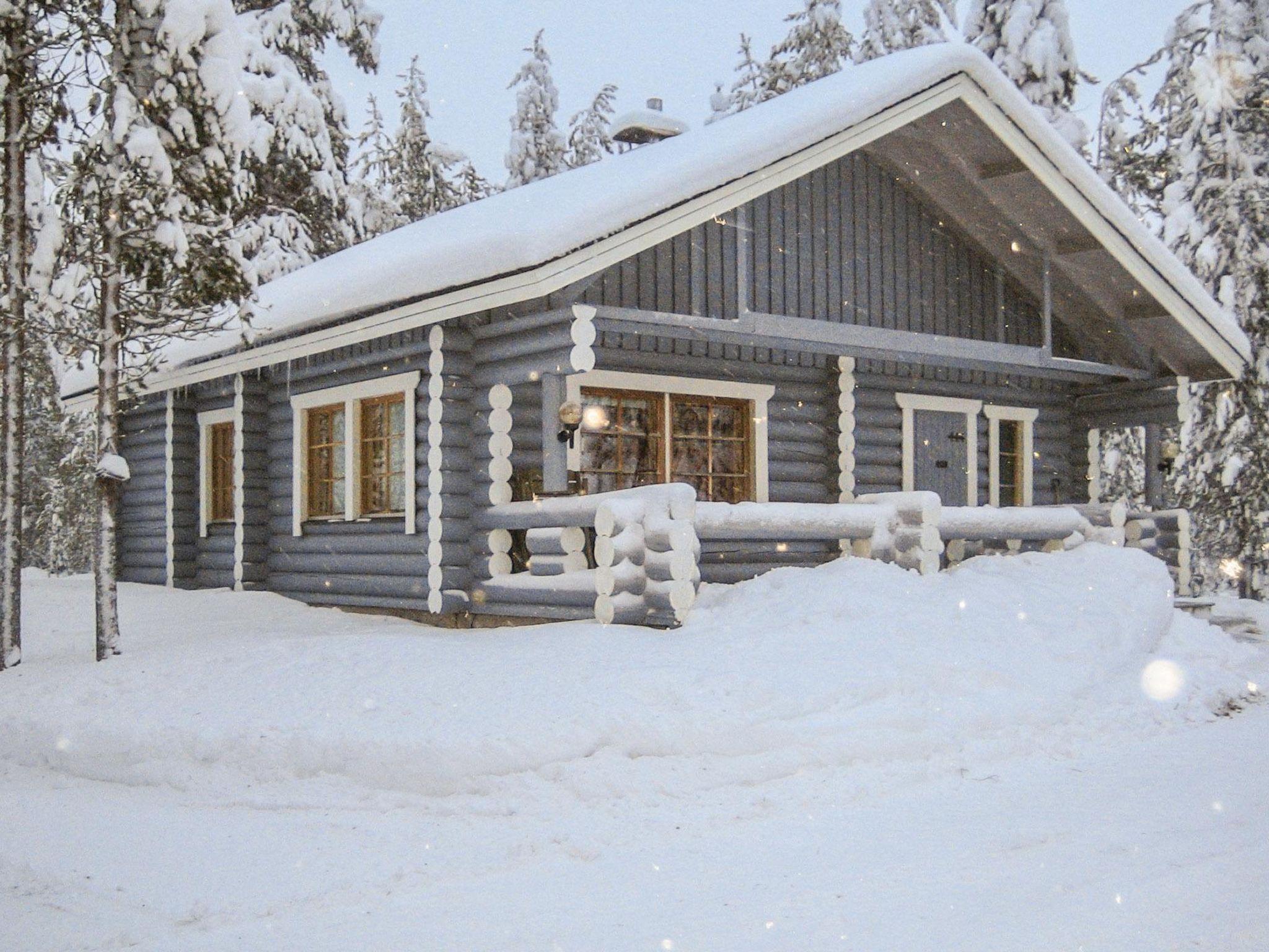 Foto 1 - Casa de 2 habitaciones en Kuusamo con sauna y vistas a la montaña