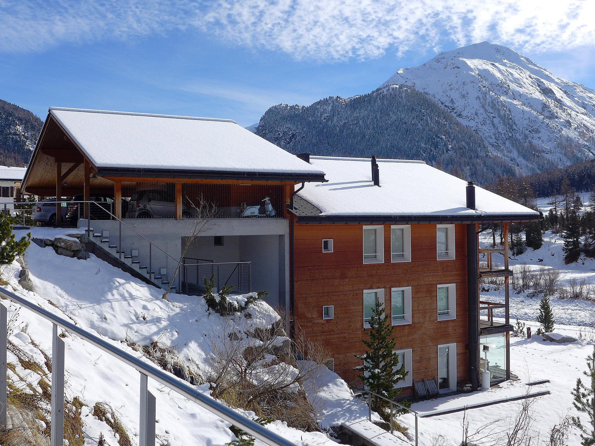 Foto 20 - Apartamento de 2 quartos em Pontresina com vista para a montanha