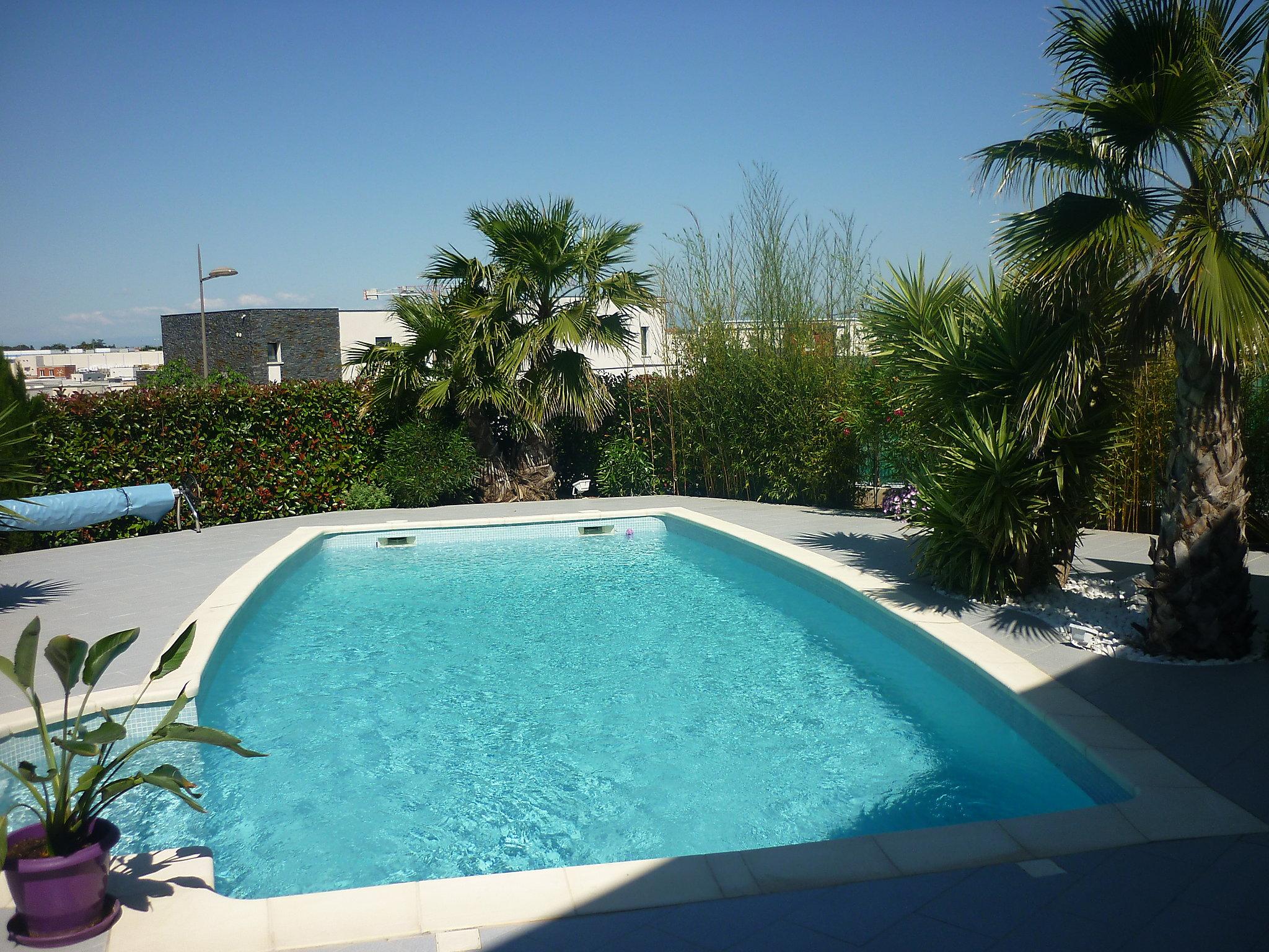 Foto 20 - Casa de 4 habitaciones en Agde con piscina privada y vistas al mar