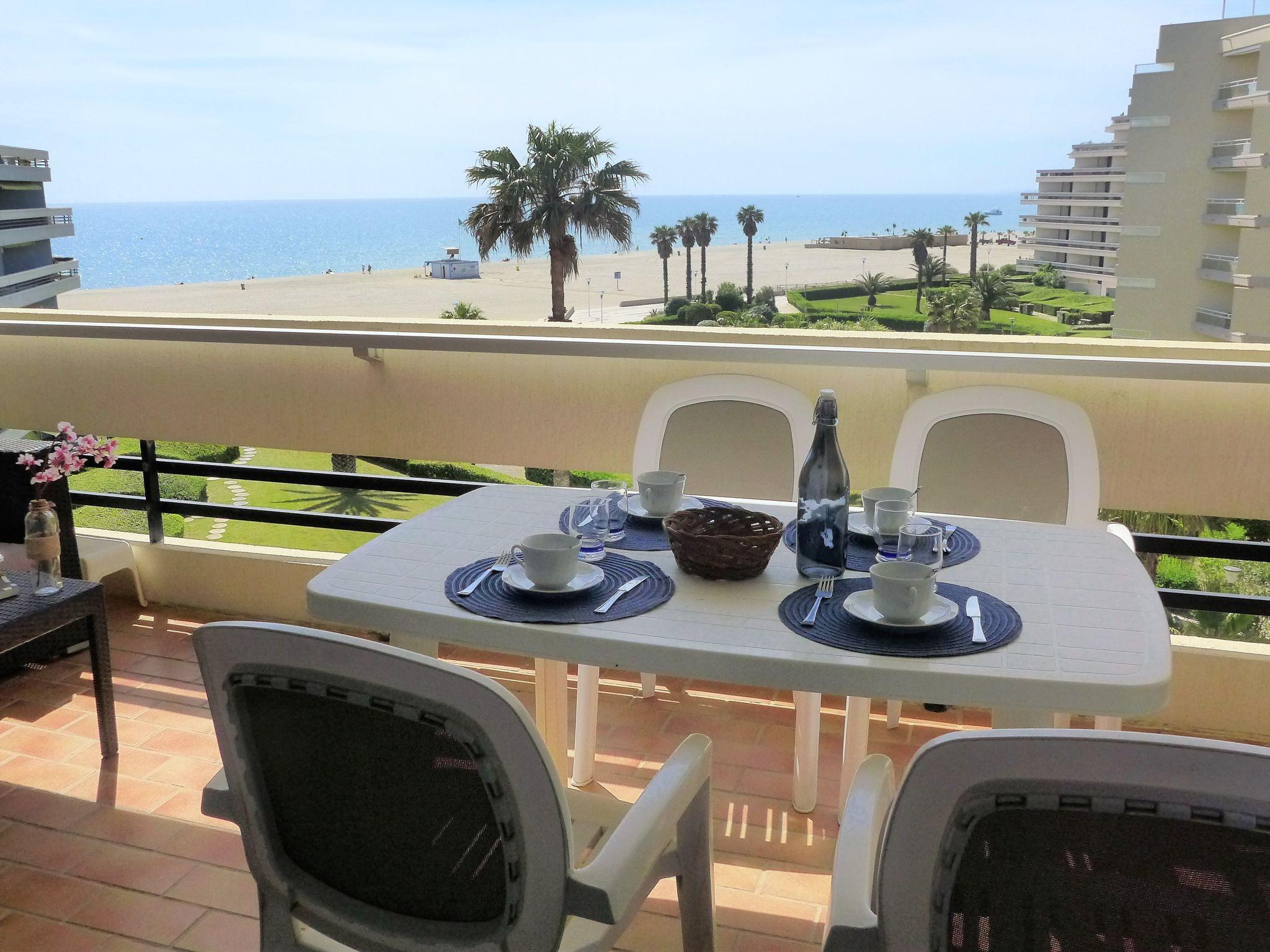 Foto 12 - Apartamento de 2 quartos em Canet-en-Roussillon com jardim e terraço