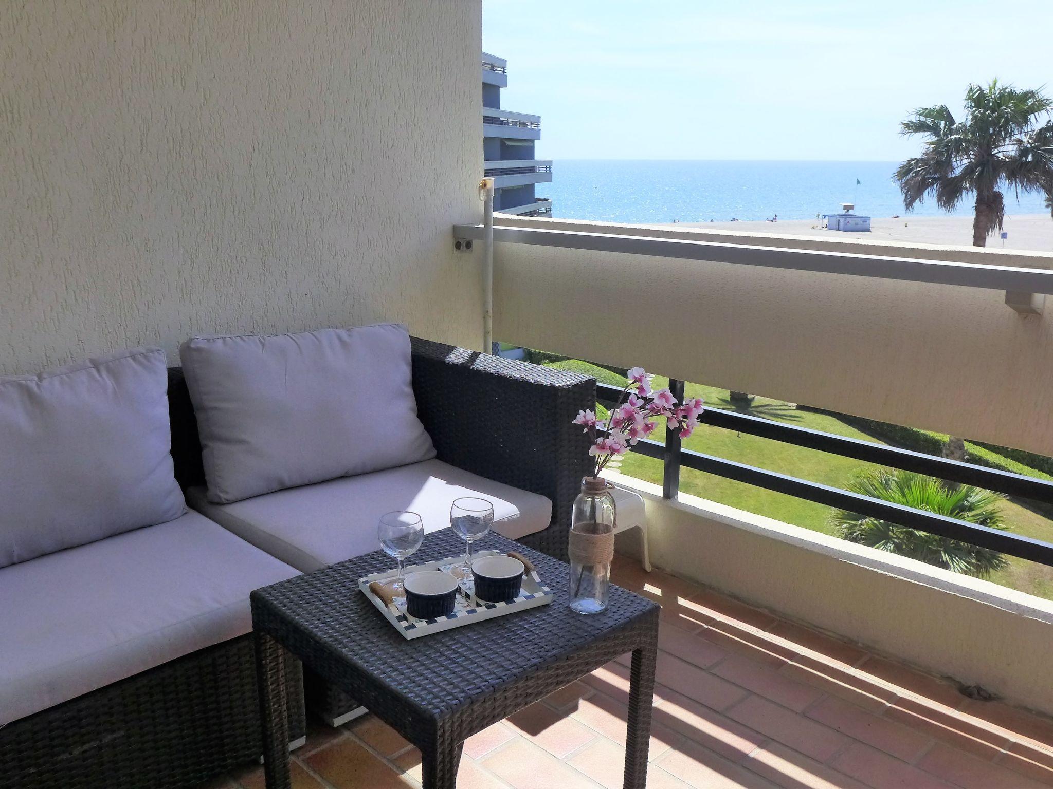 Foto 2 - Apartamento de 2 quartos em Canet-en-Roussillon com jardim e terraço