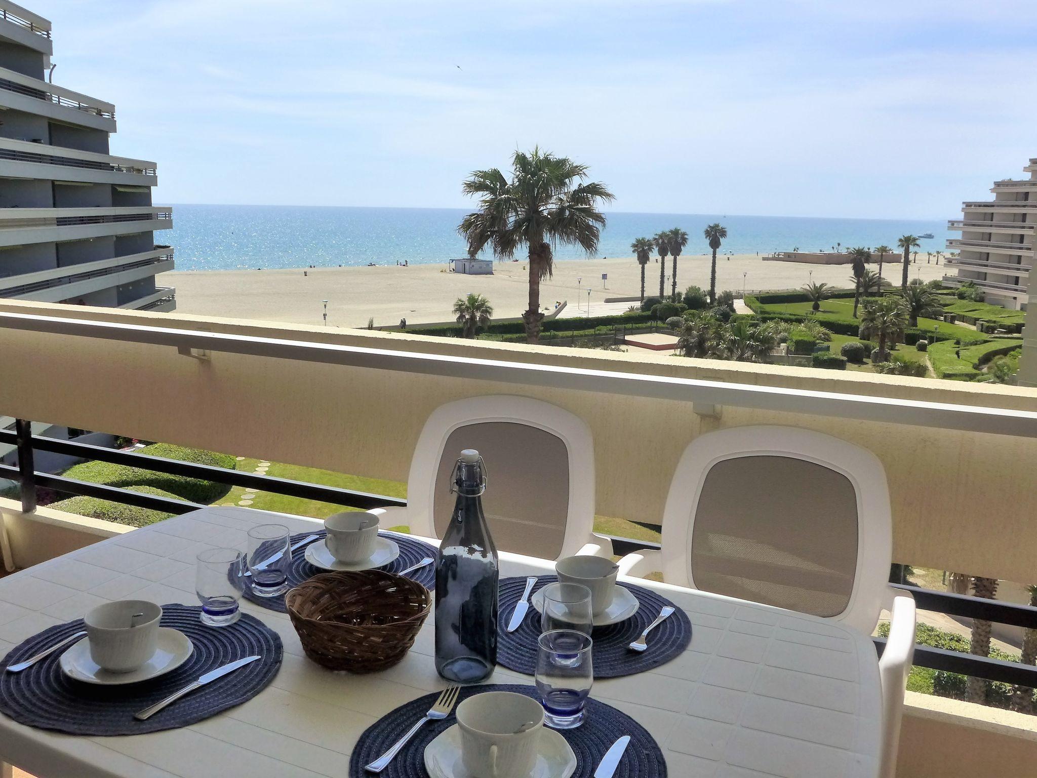 Foto 13 - Apartamento de 2 quartos em Canet-en-Roussillon com jardim e terraço