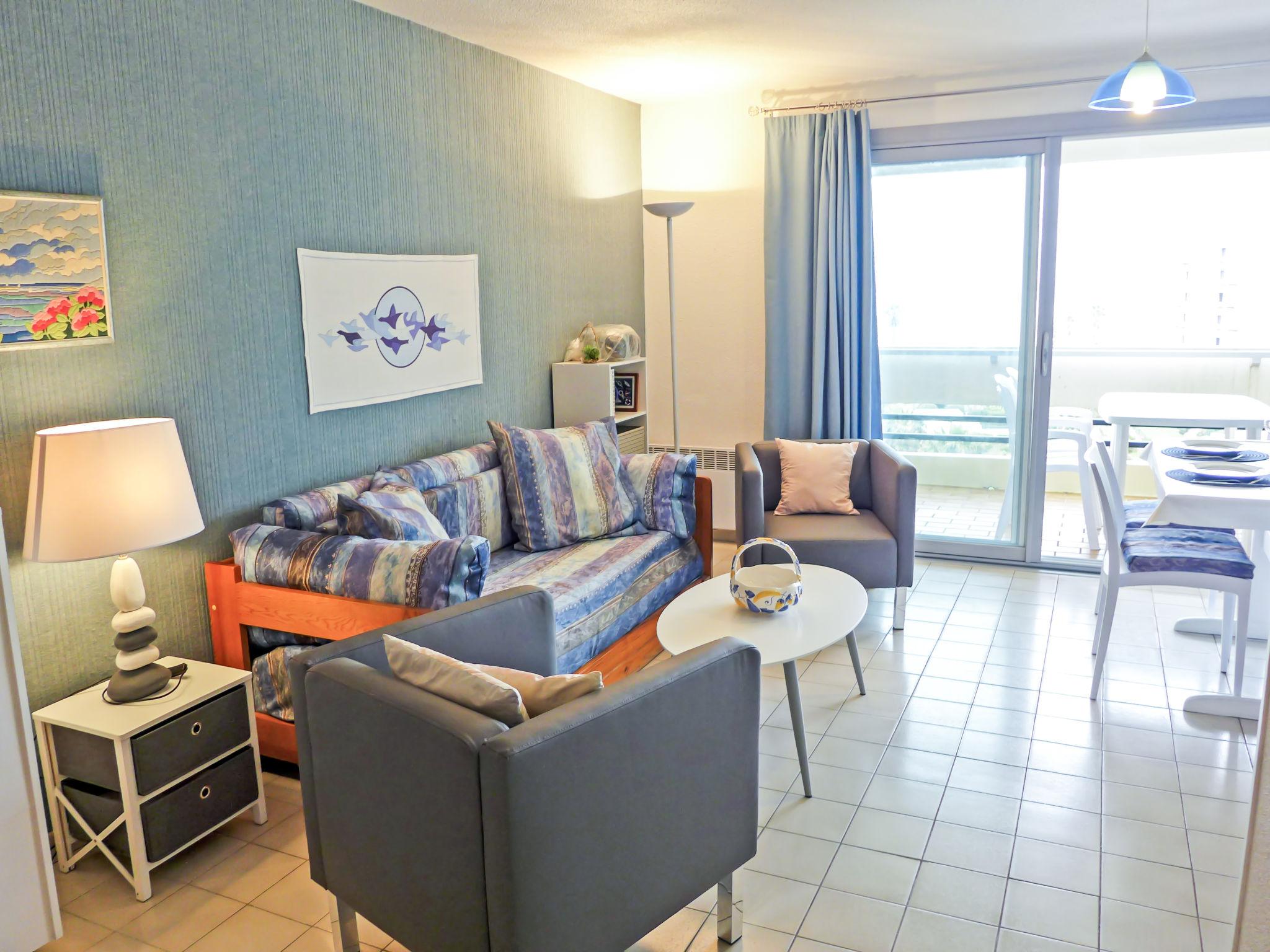 Foto 3 - Apartment mit 2 Schlafzimmern in Canet-en-Roussillon mit garten und terrasse