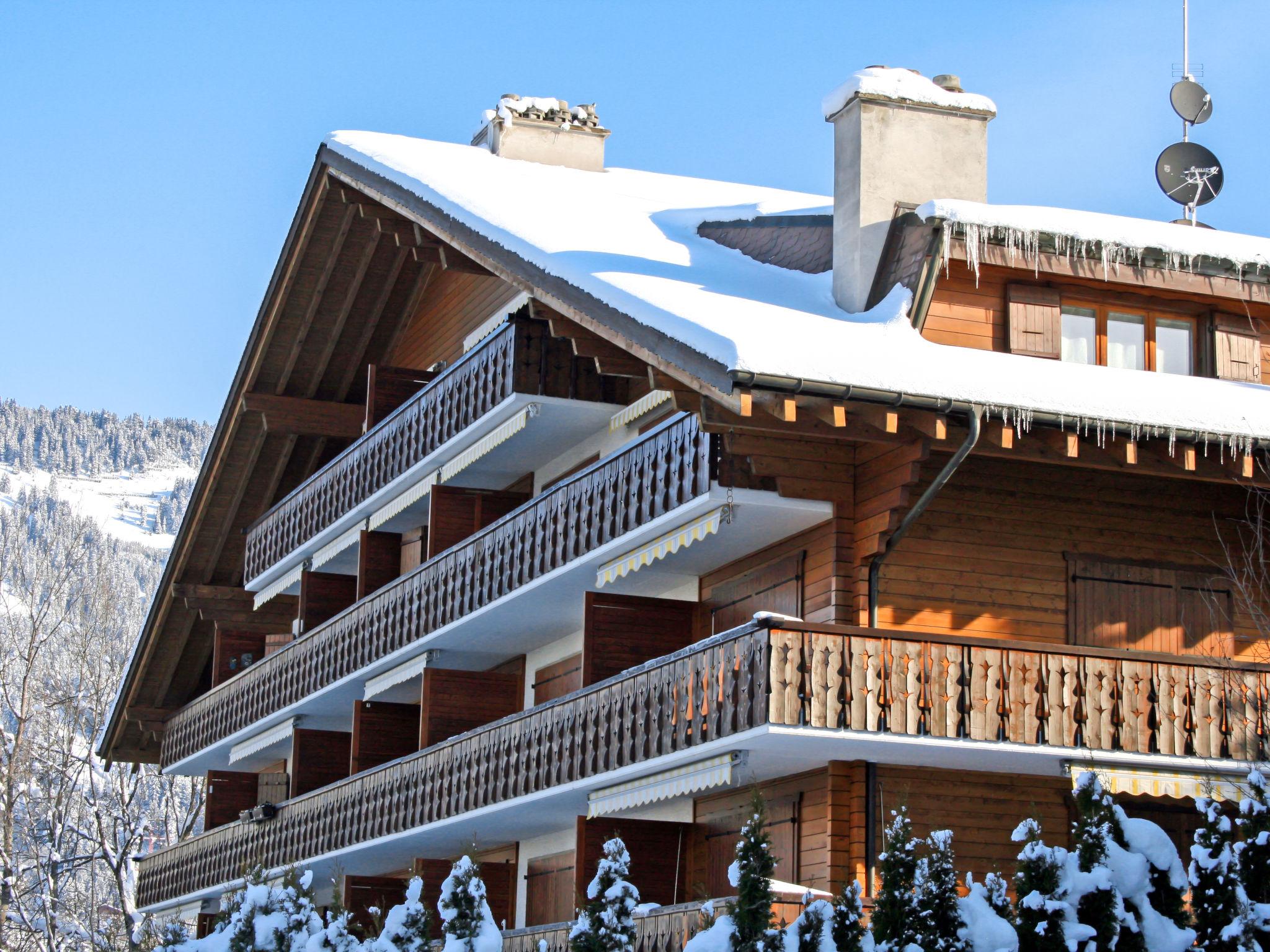 Photo 34 - Appartement de 2 chambres à Ollon avec sauna et vues sur la montagne