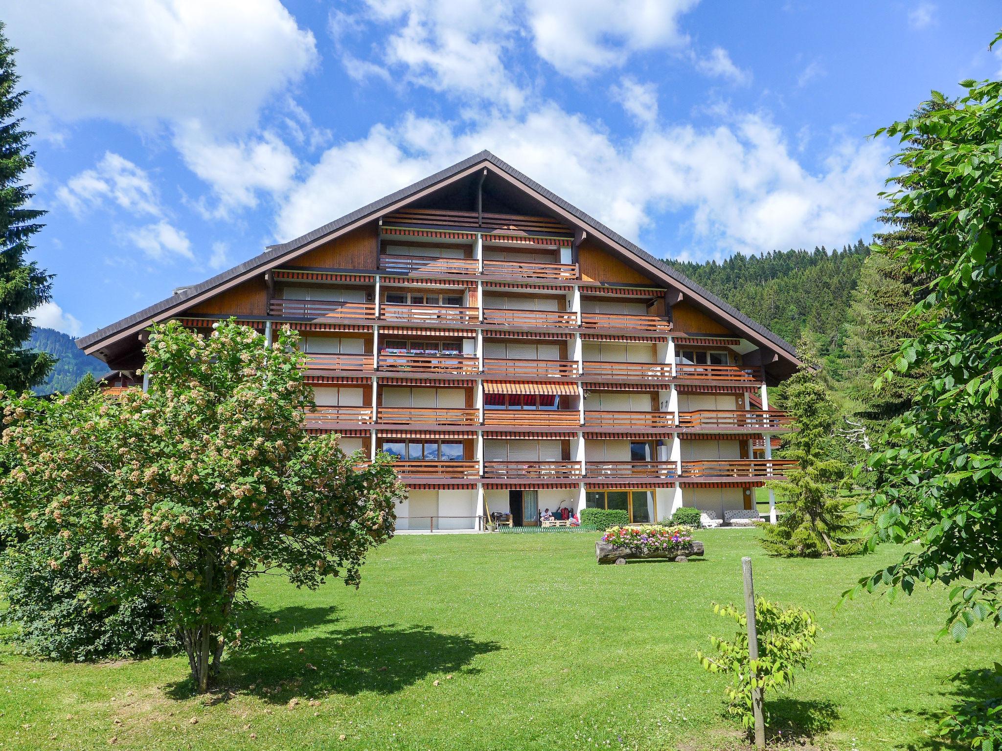 Photo 18 - Appartement de 2 chambres à Ollon avec jardin et vues sur la montagne