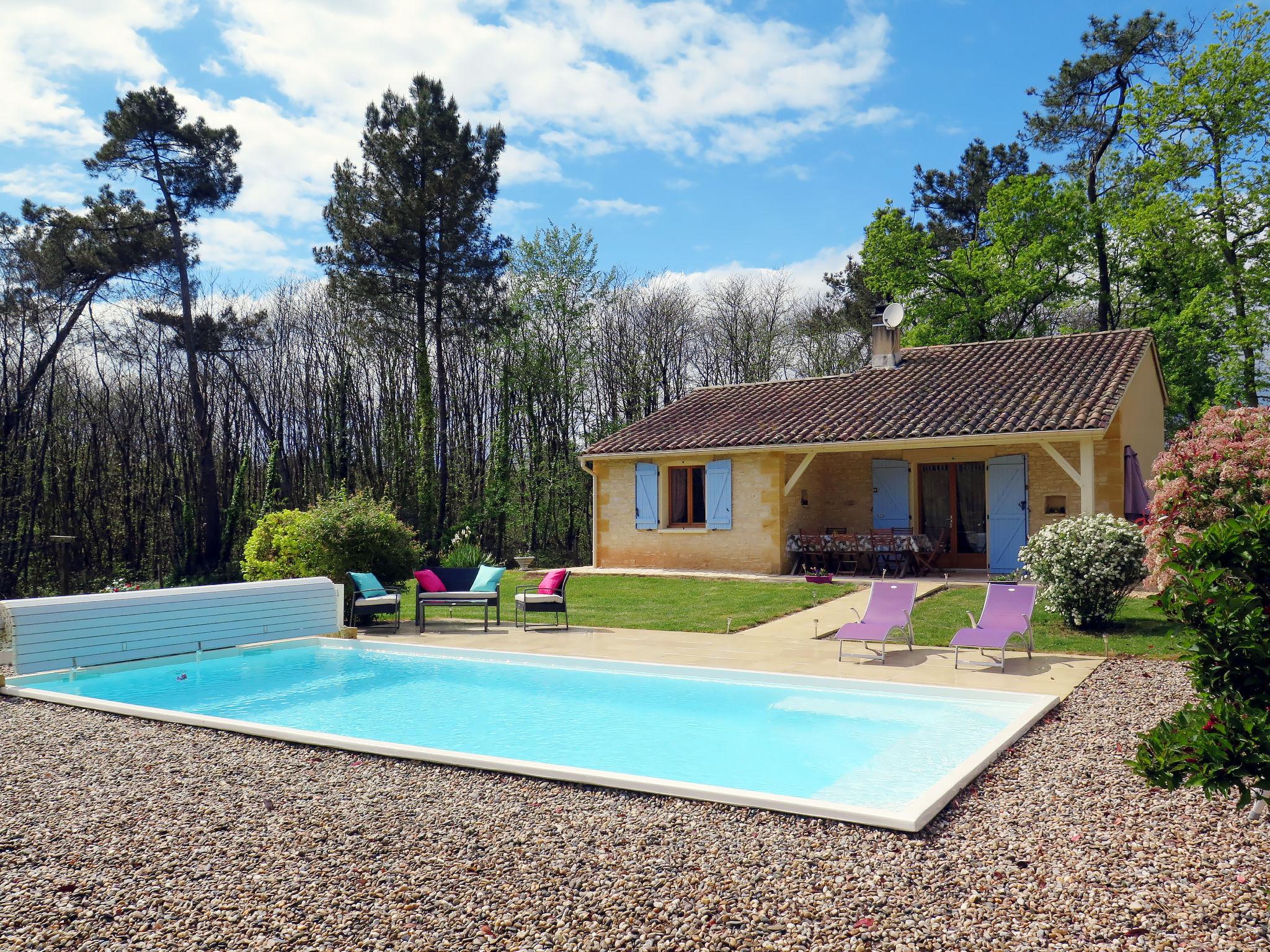 Foto 1 - Haus mit 2 Schlafzimmern in Blanquefort-sur-Briolance mit privater pool und garten