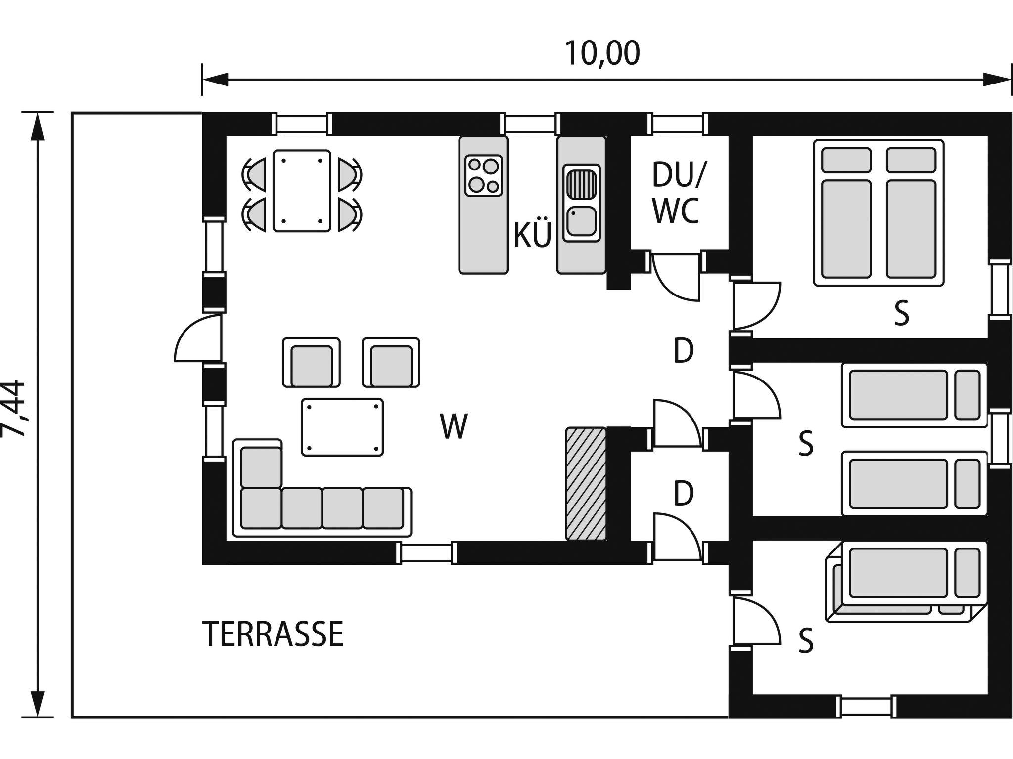 Foto 14 - Casa de 3 habitaciones en Sande i Sunnfjord con jardín y terraza