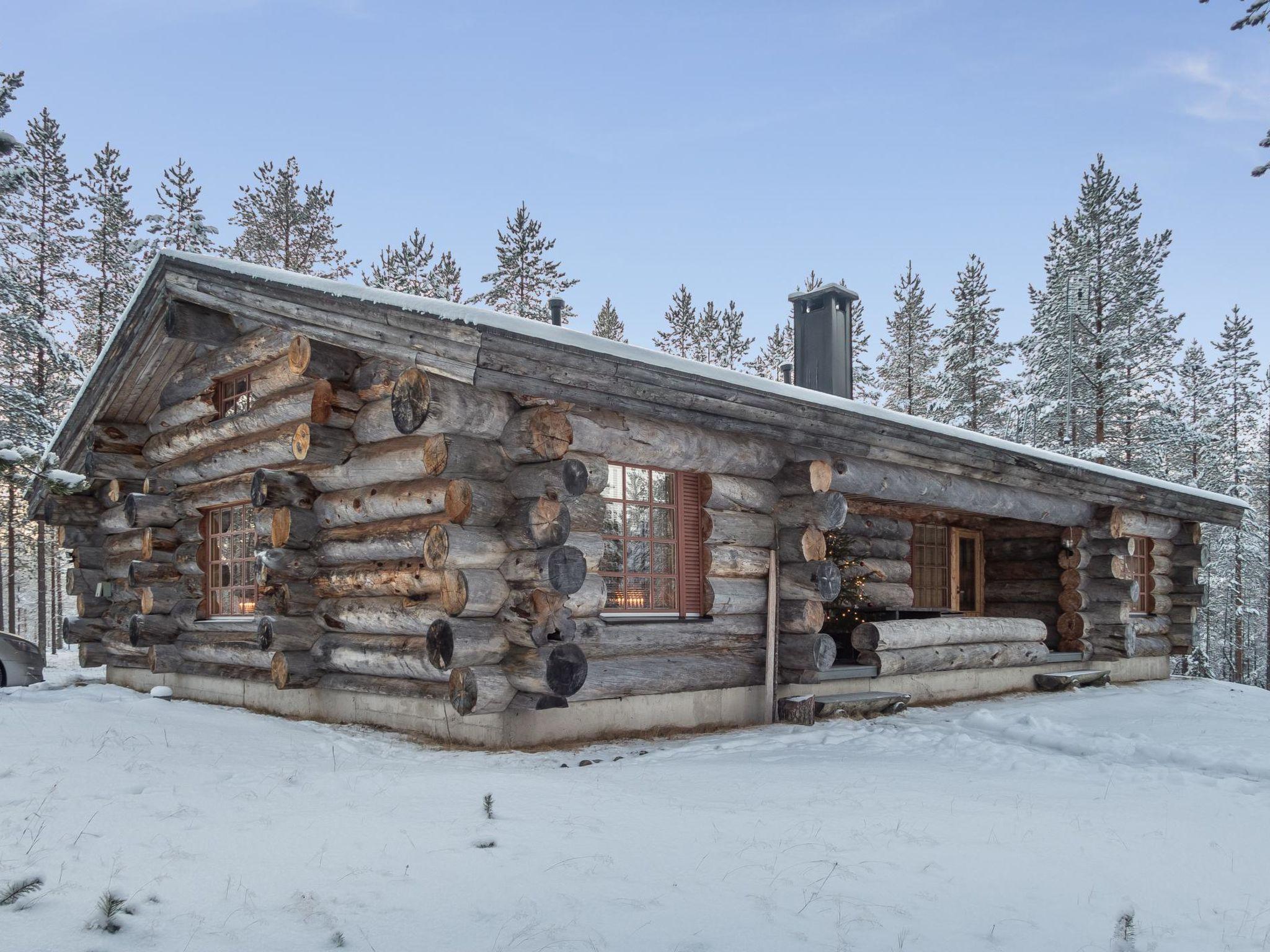 Foto 1 - Casa de 3 habitaciones en Kuusamo con sauna y vistas a la montaña