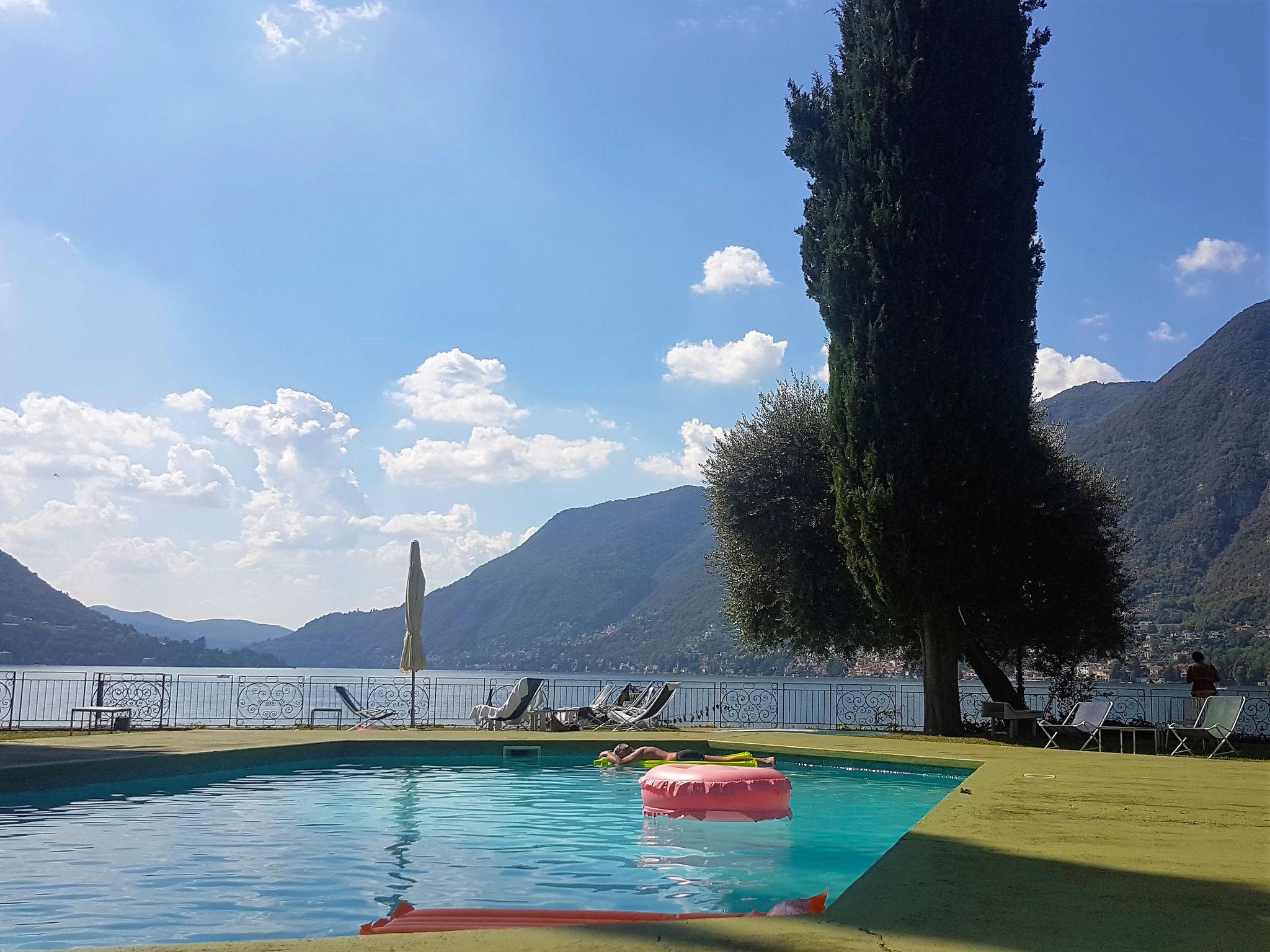 Foto 31 - Appartamento con 2 camere da letto a Faggeto Lario con piscina e vista sulle montagne