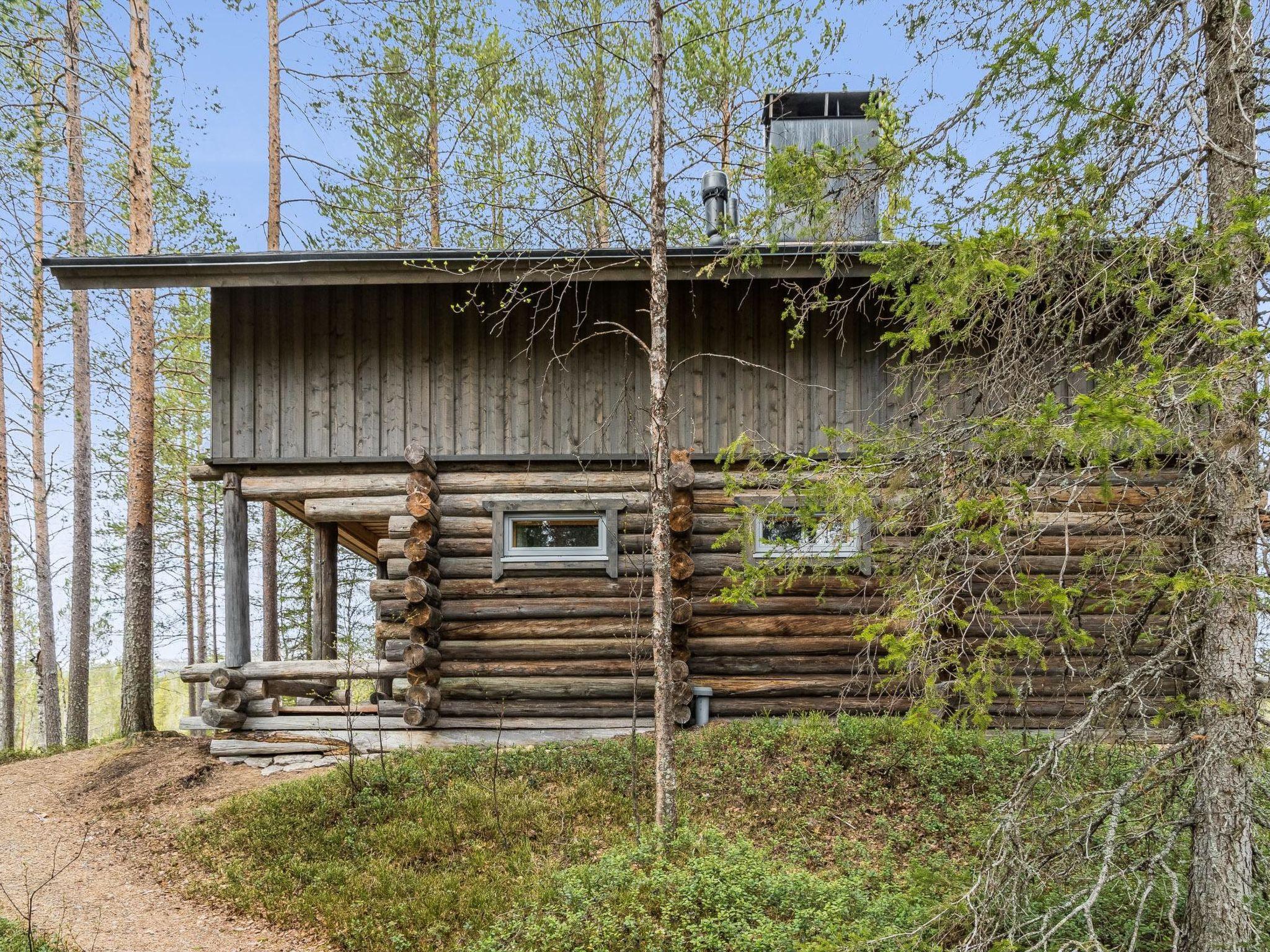 Foto 2 - Haus mit 1 Schlafzimmer in Kolari mit sauna und blick auf die berge