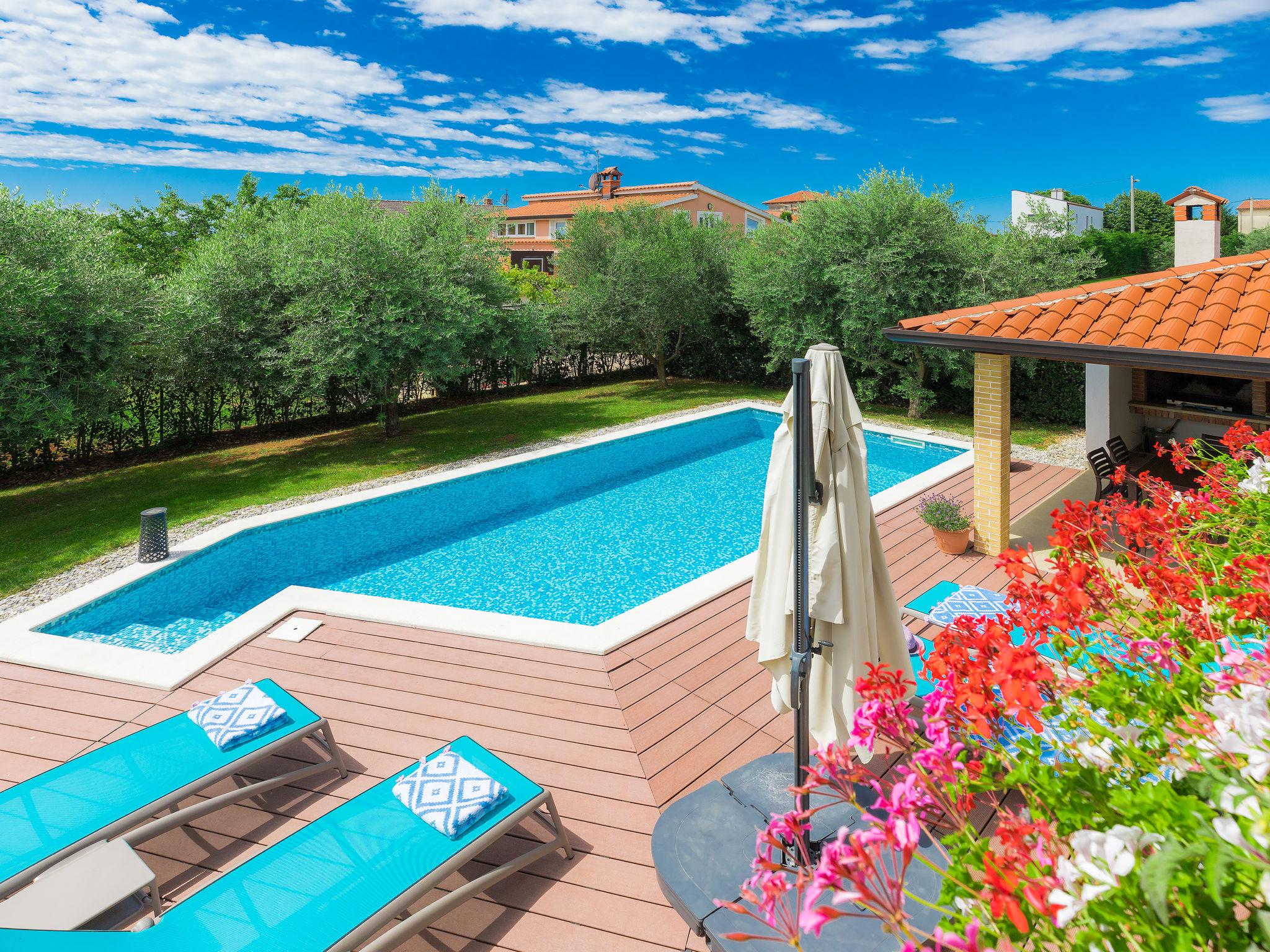 Photo 39 - Maison de 3 chambres à Kaštelir-Labinci avec piscine privée et jardin