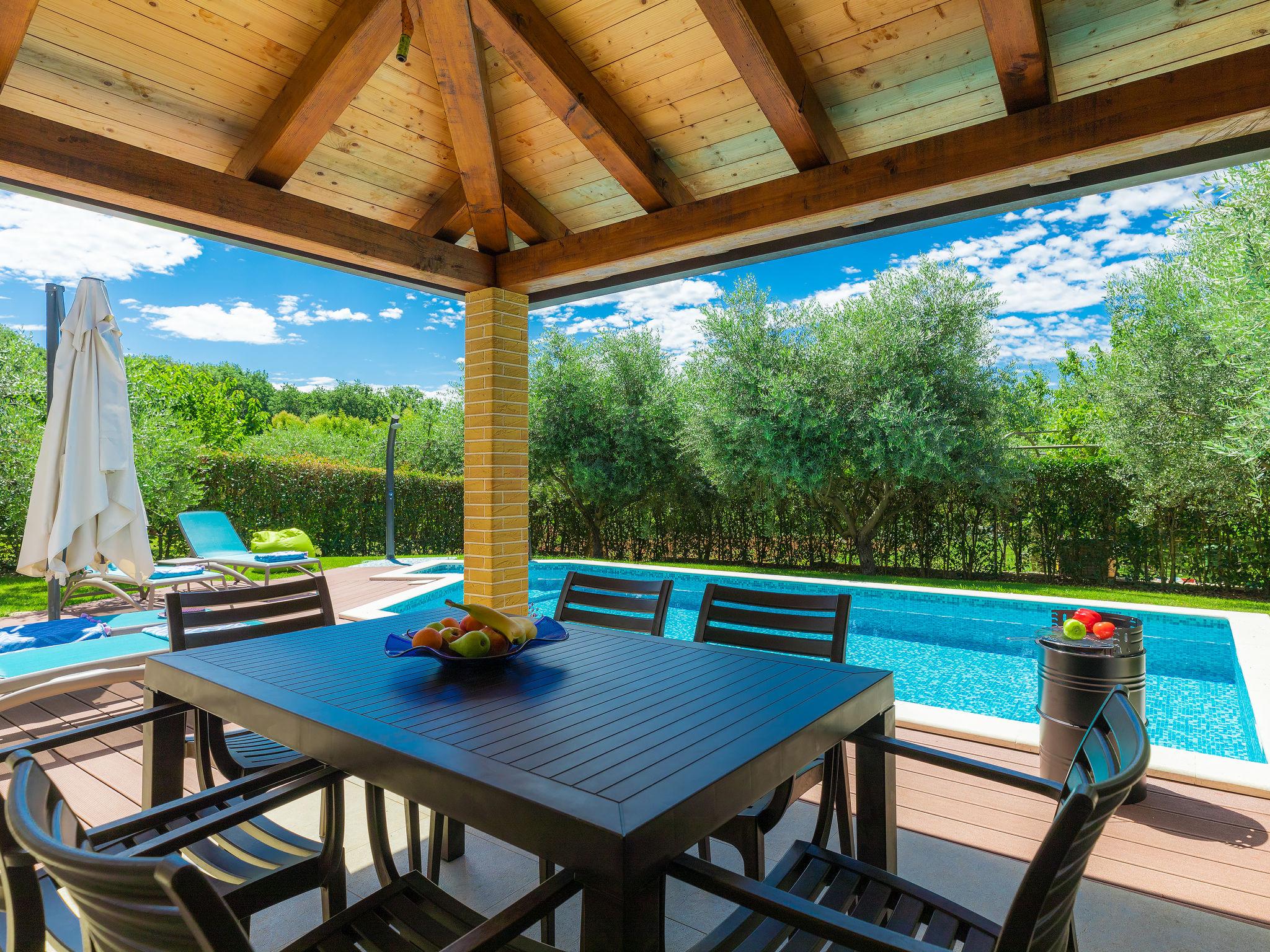 Photo 30 - Maison de 3 chambres à Kaštelir-Labinci avec piscine privée et vues à la mer