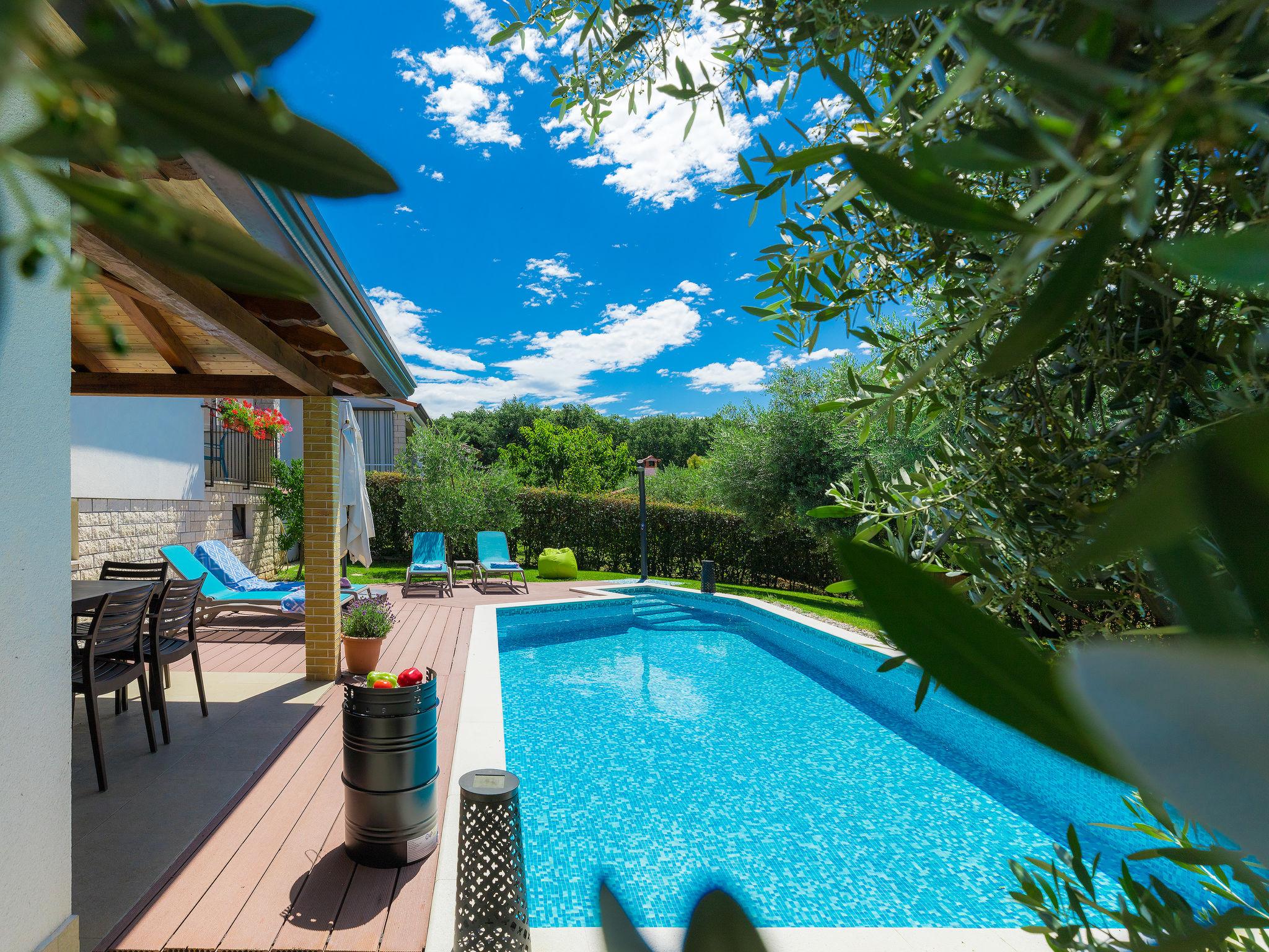 Photo 6 - Maison de 3 chambres à Kaštelir-Labinci avec piscine privée et jardin