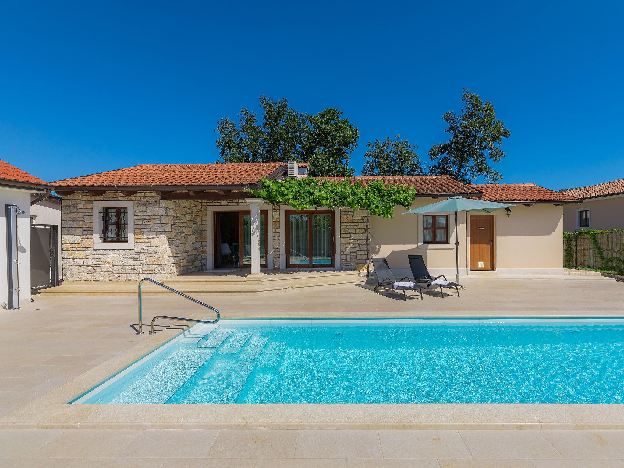 Photo 6 - Maison de 2 chambres à Sveti Petar u Šumi avec piscine privée et jardin