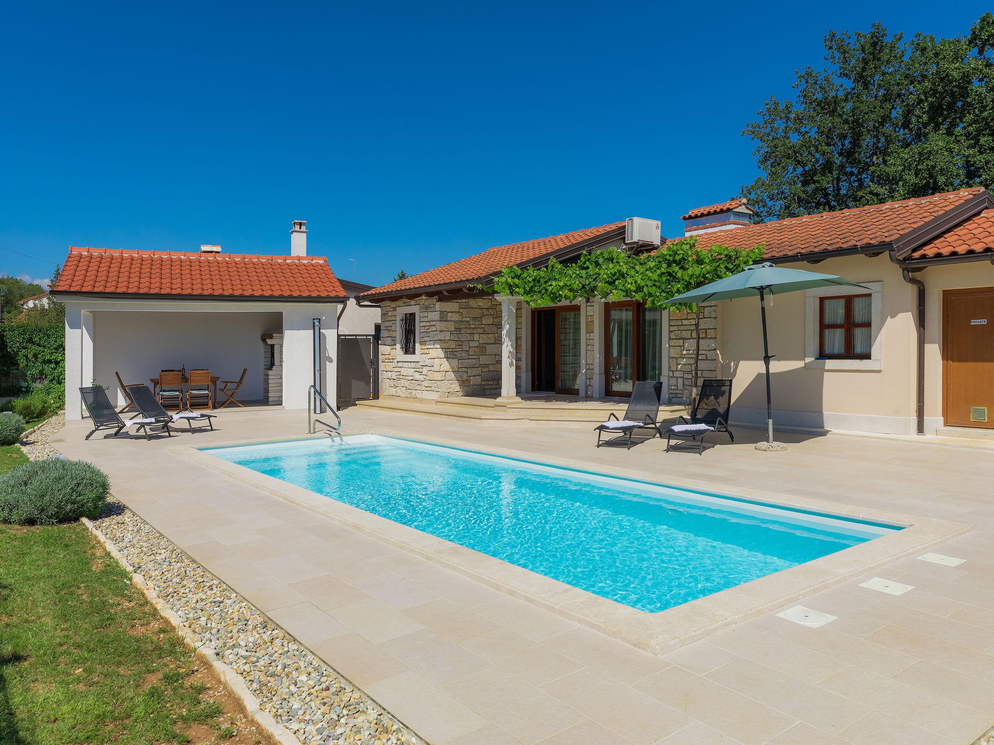 Photo 1 - Maison de 2 chambres à Sveti Petar u Šumi avec piscine privée et jardin