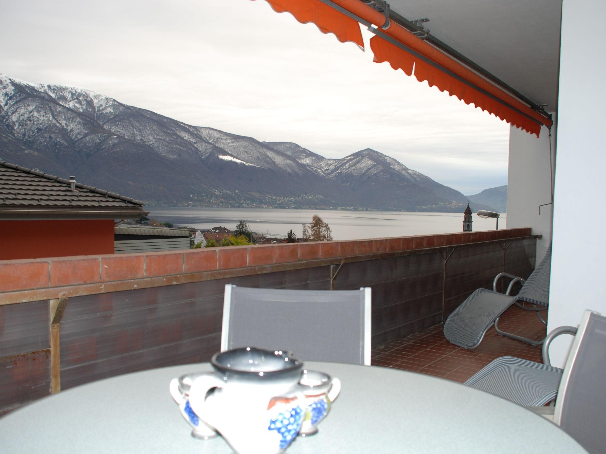 Photo 8 - Appartement de 2 chambres à Ascona avec piscine et vues sur la montagne