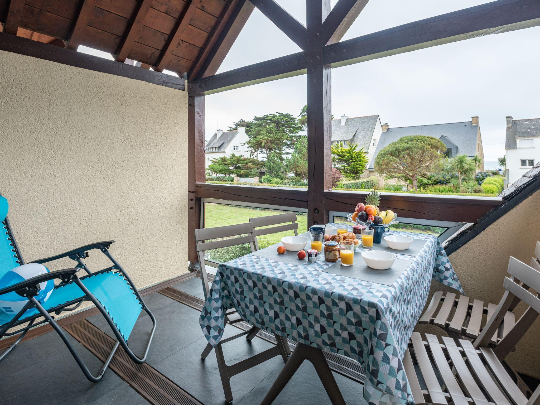 Photo 1 - Appartement de 2 chambres à Carnac avec terrasse et vues à la mer