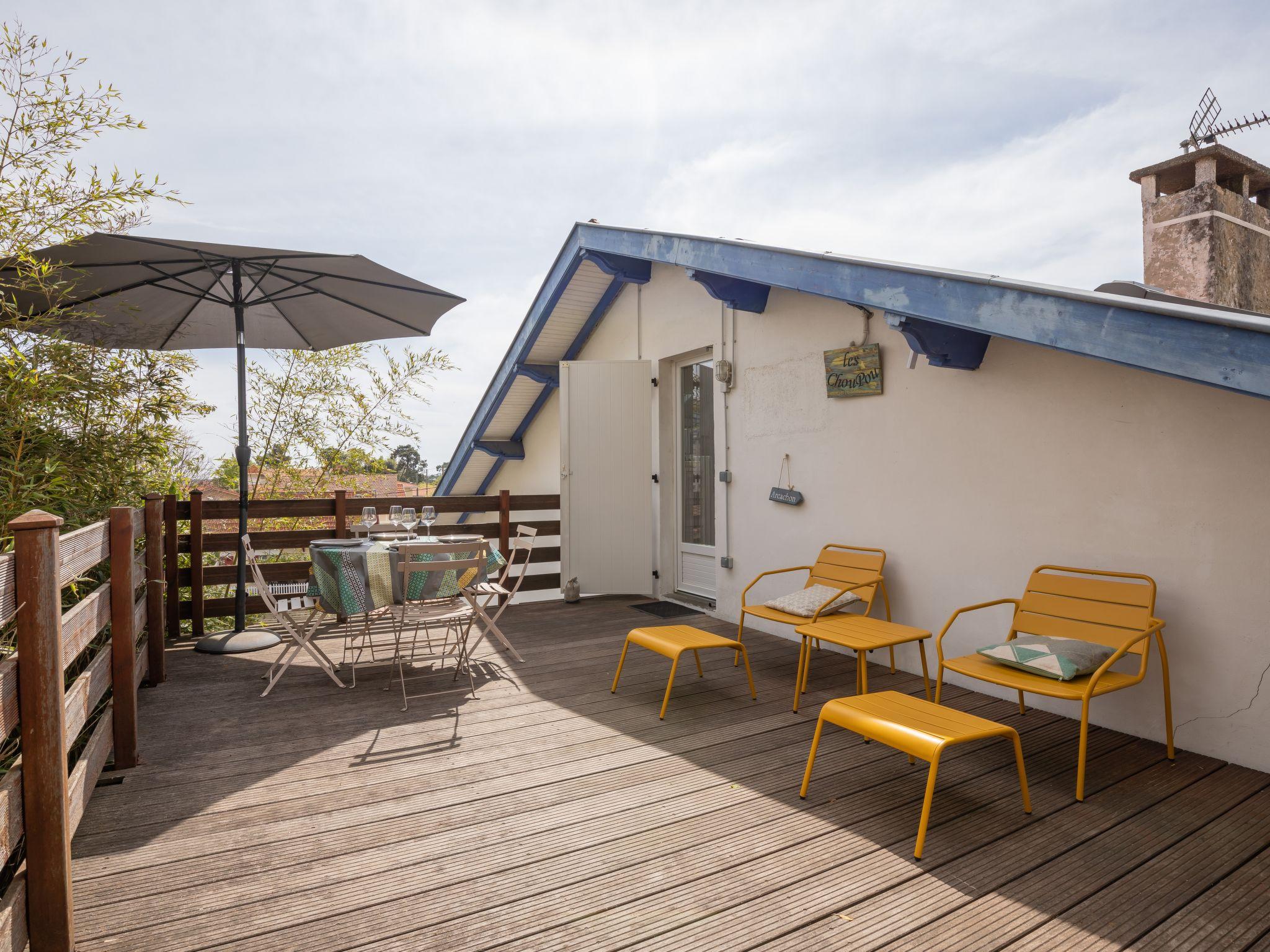 Foto 1 - Apartamento de 1 habitación en Arcachon con terraza y vistas al mar