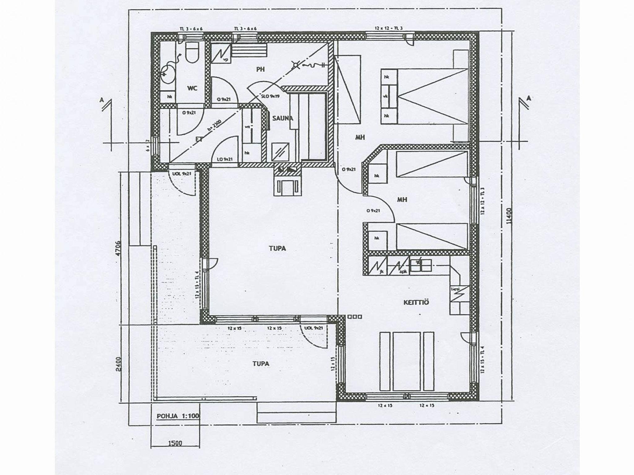 Foto 25 - Casa con 2 camere da letto a Pertunmaa con sauna