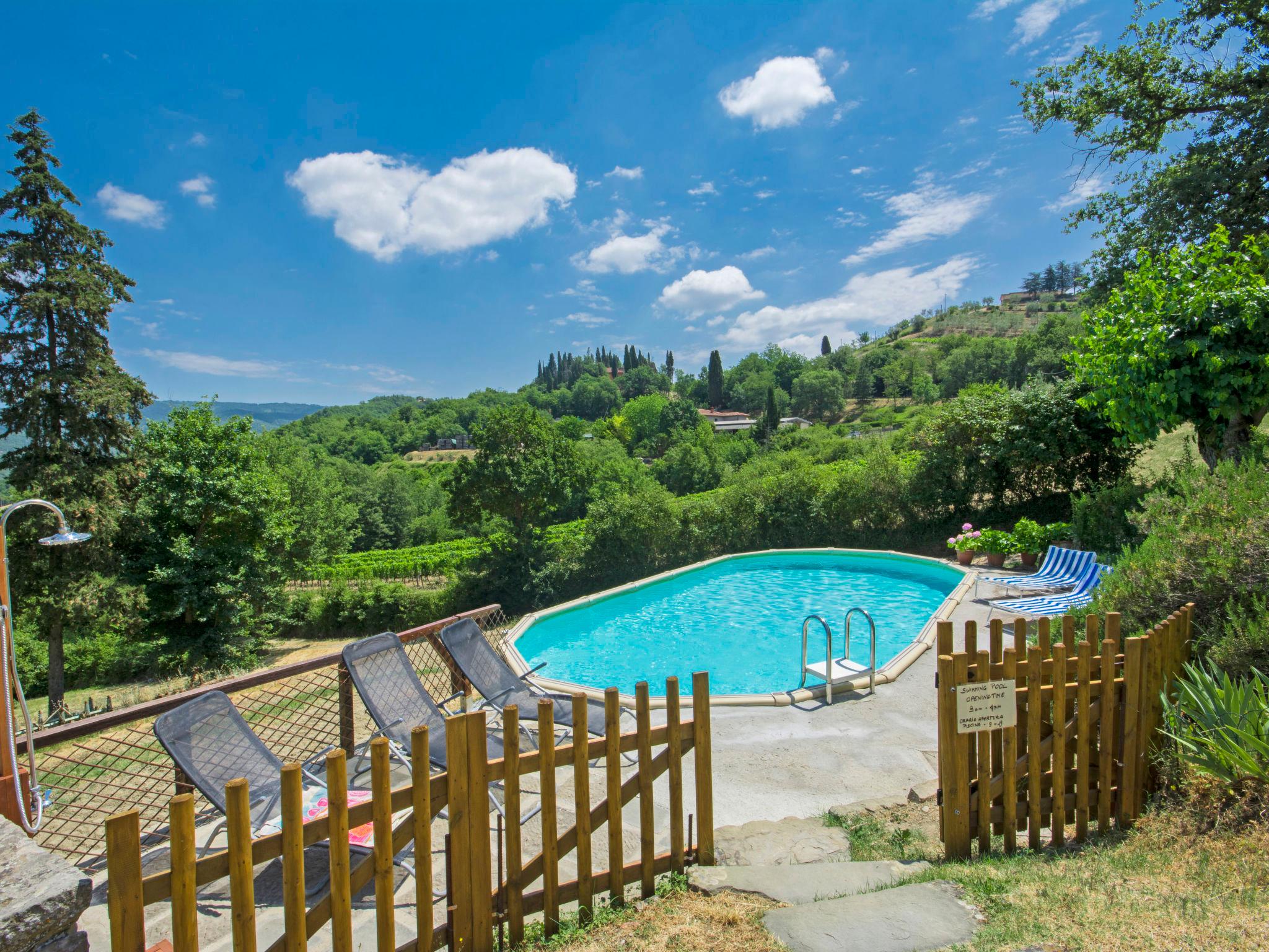 Foto 2 - Casa de 7 habitaciones en Radda in Chianti con piscina privada y jardín