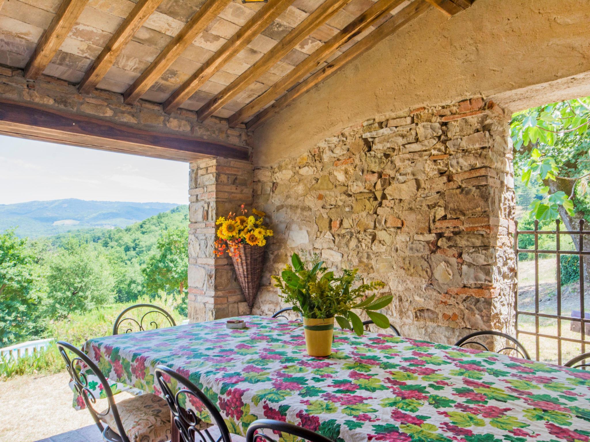 Foto 26 - Casa con 7 camere da letto a Radda in Chianti con piscina privata e giardino